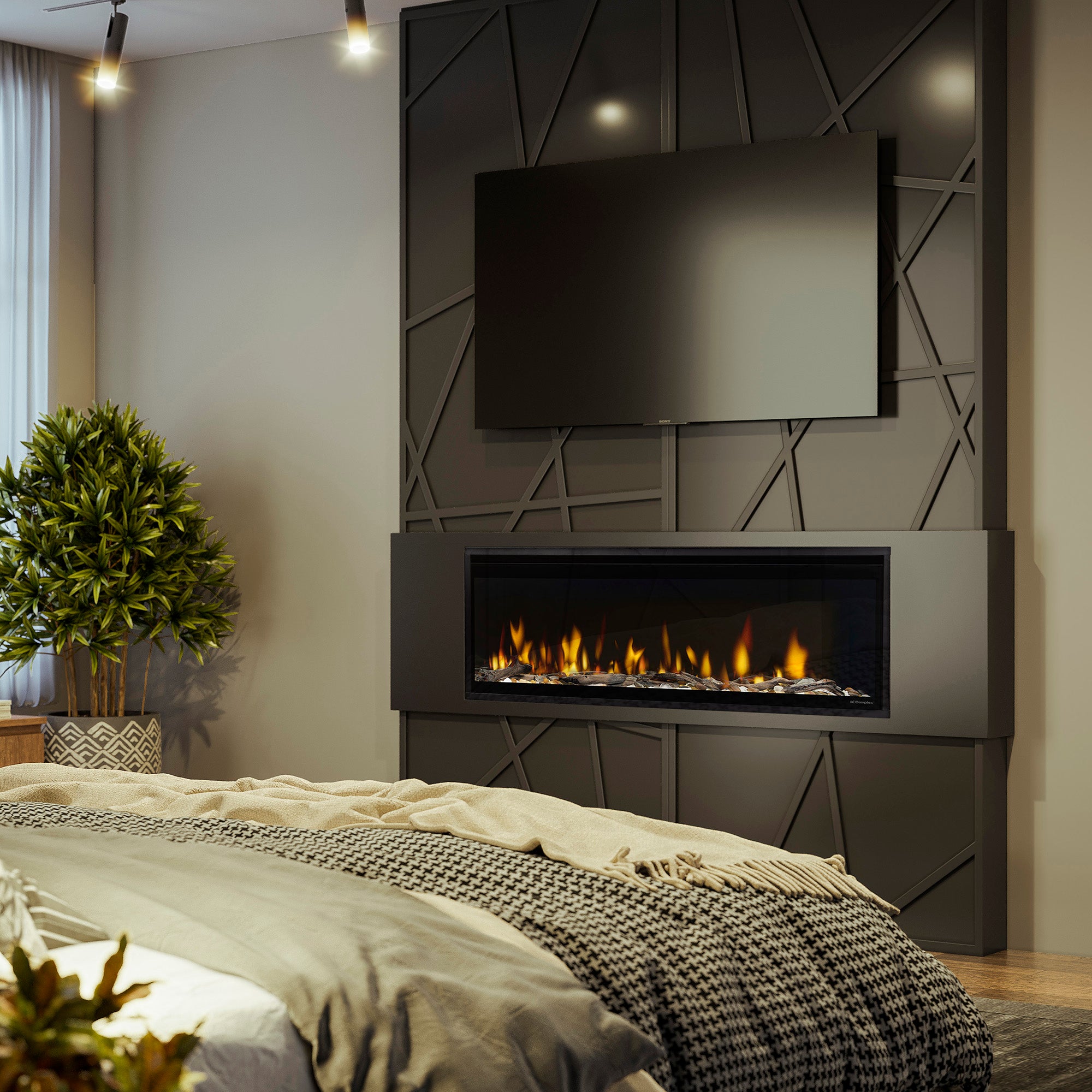 Dimplex - Ignite Evolve 50" Built-in Linear Electric Fireplace