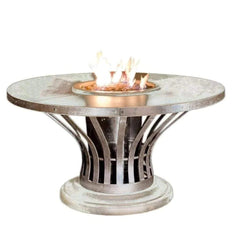 American Fyre Designs - Fiesta 54-Inch Round GRFC Dining Height Fire Table
