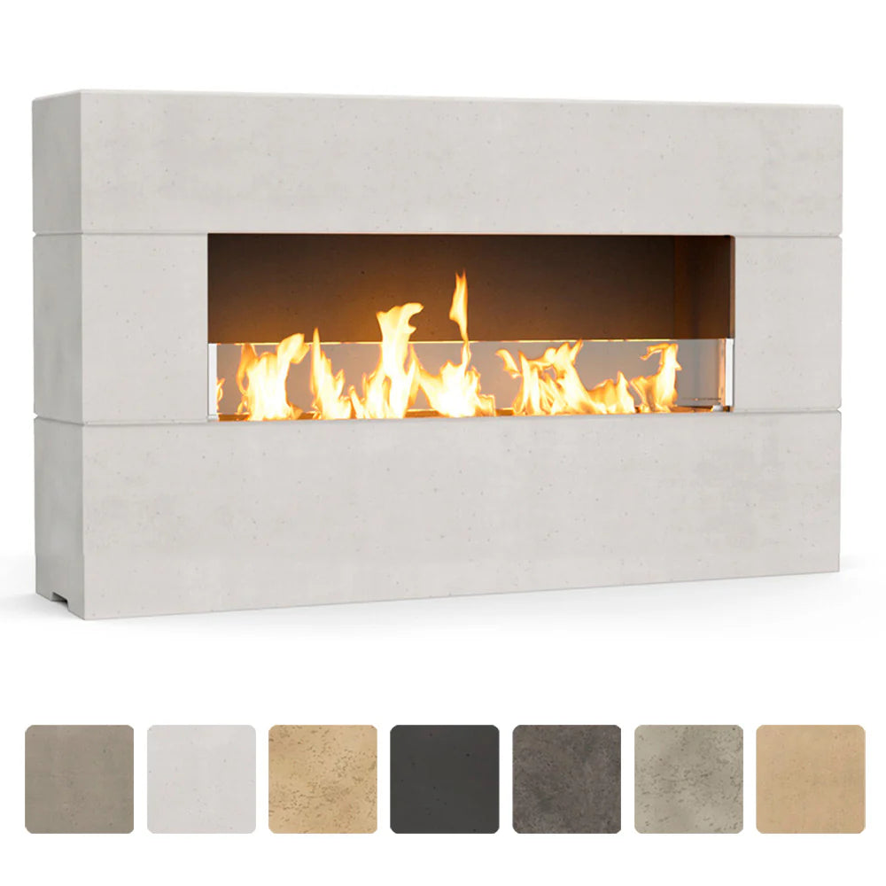 American Fyre Designs - 211 Milan Low Linear Outdoor Gas Fireplace