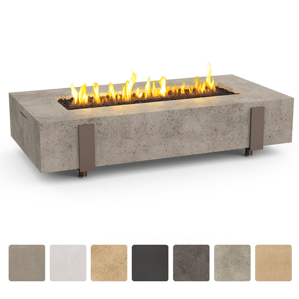 American Fyre Designs - 72" Chat Height Rectangular Fire Table