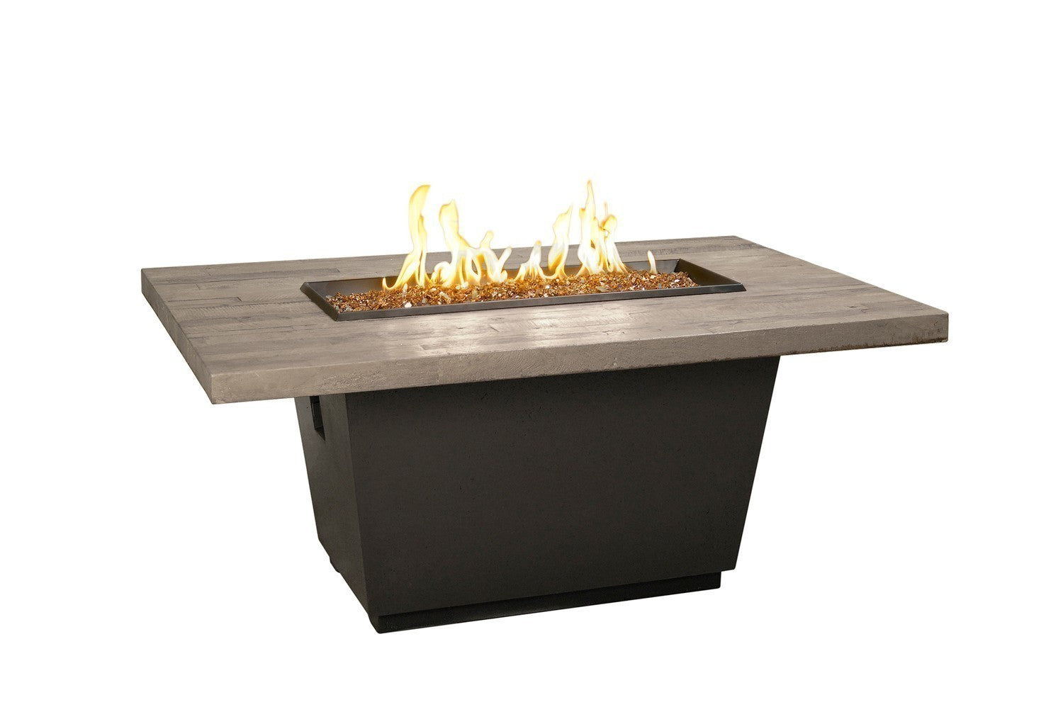 American Fyre Designs - Cosmopolitan 54" Rectangular Reclaimed Wood Fire Table