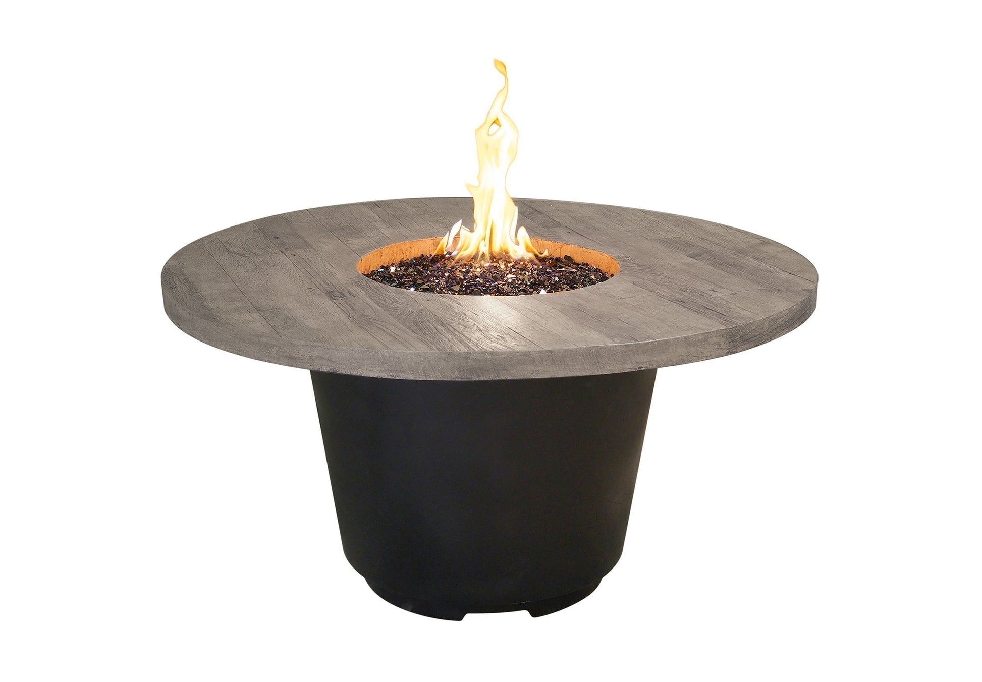 American Fyre Designs - Cosmopolitan 48" Round Reclaimed Wood Fire Table