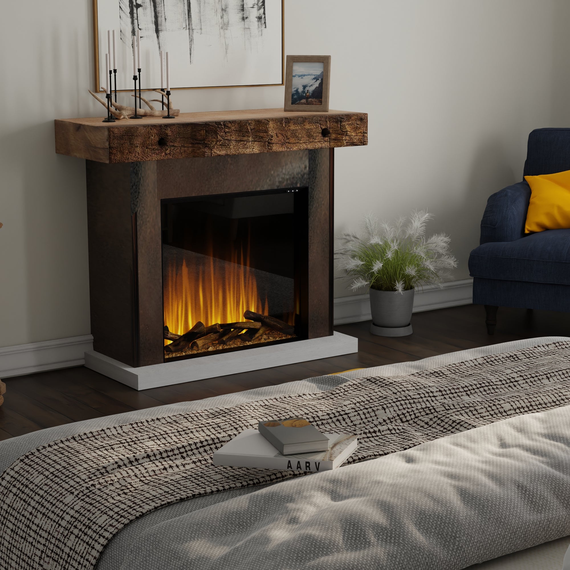 Dimplex - Ignite Aspire 30" Built-In Electric Fireplace