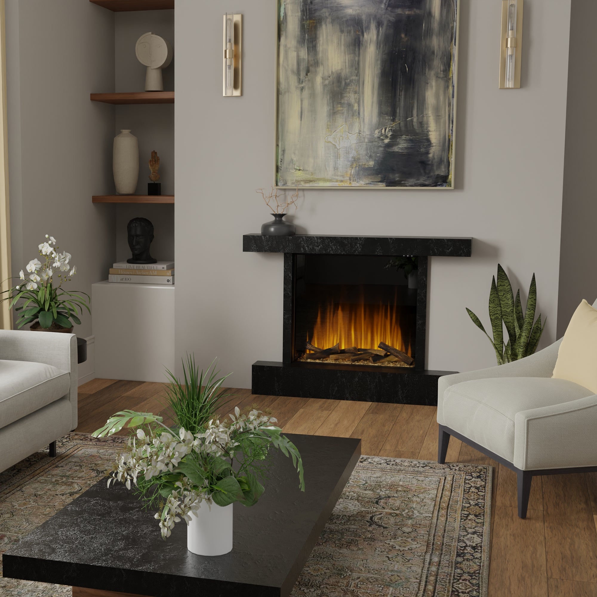 Dimplex - Ignite Aspire 30" Built-In Electric Fireplace
