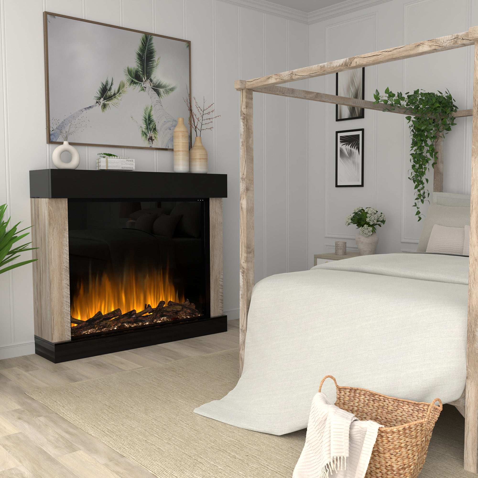 Dimplex - Ignite Aspire 48" Built-In Electric Fireplace
