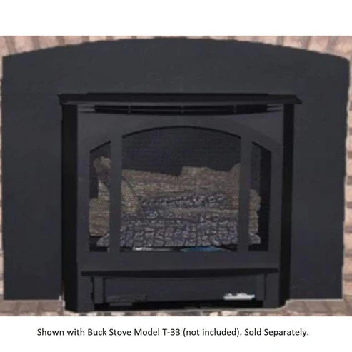 Buck Stove - Black Arched Trim Kit