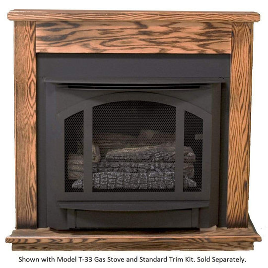 Buck Stove - Model T-33 Classic Corner Mantel