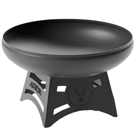 Buck Stove - Buck USA Little Buck Carbon Steel Fire Bowl with Stand