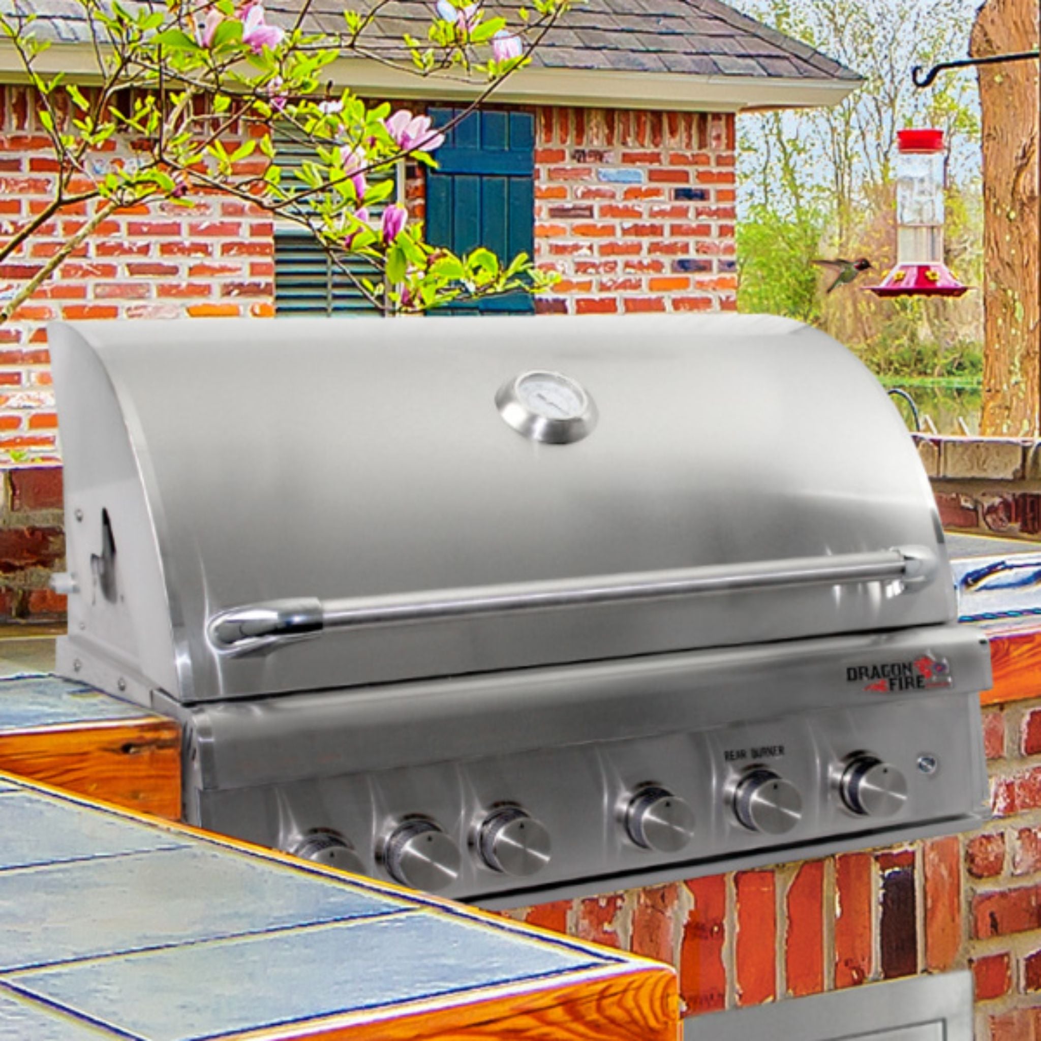 Dragon Fire 40" 5-Burner Grill Head – LP or NG