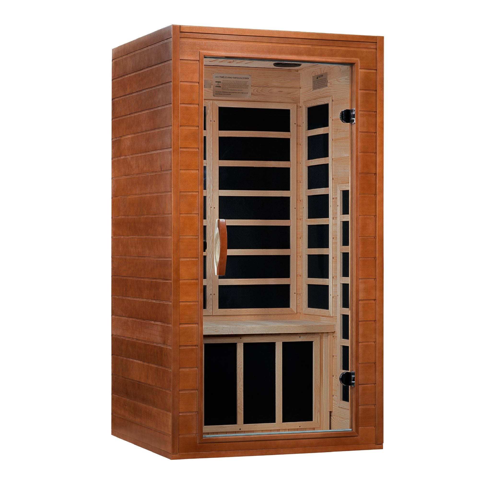 Dynamic Avila 1–2 Person Low EMF FAR Infrared Sauna – Canadian Hemlock
