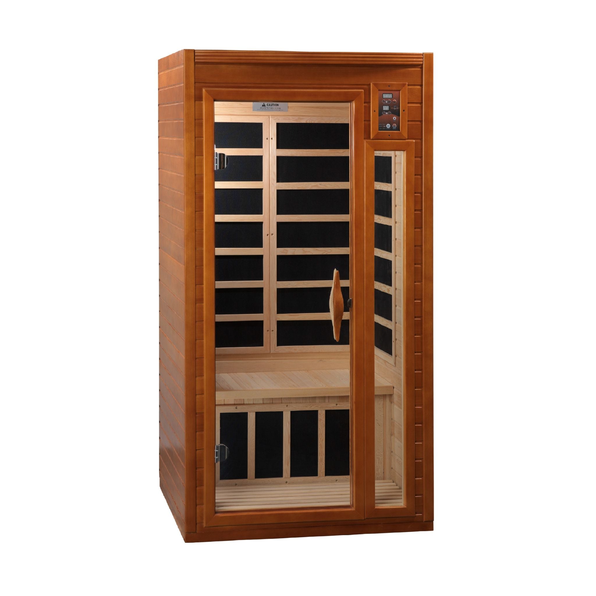 Dynamic Barcelona 1-2 Person Low EMF FAR Infrared Sauna – Canadian Hemlock
