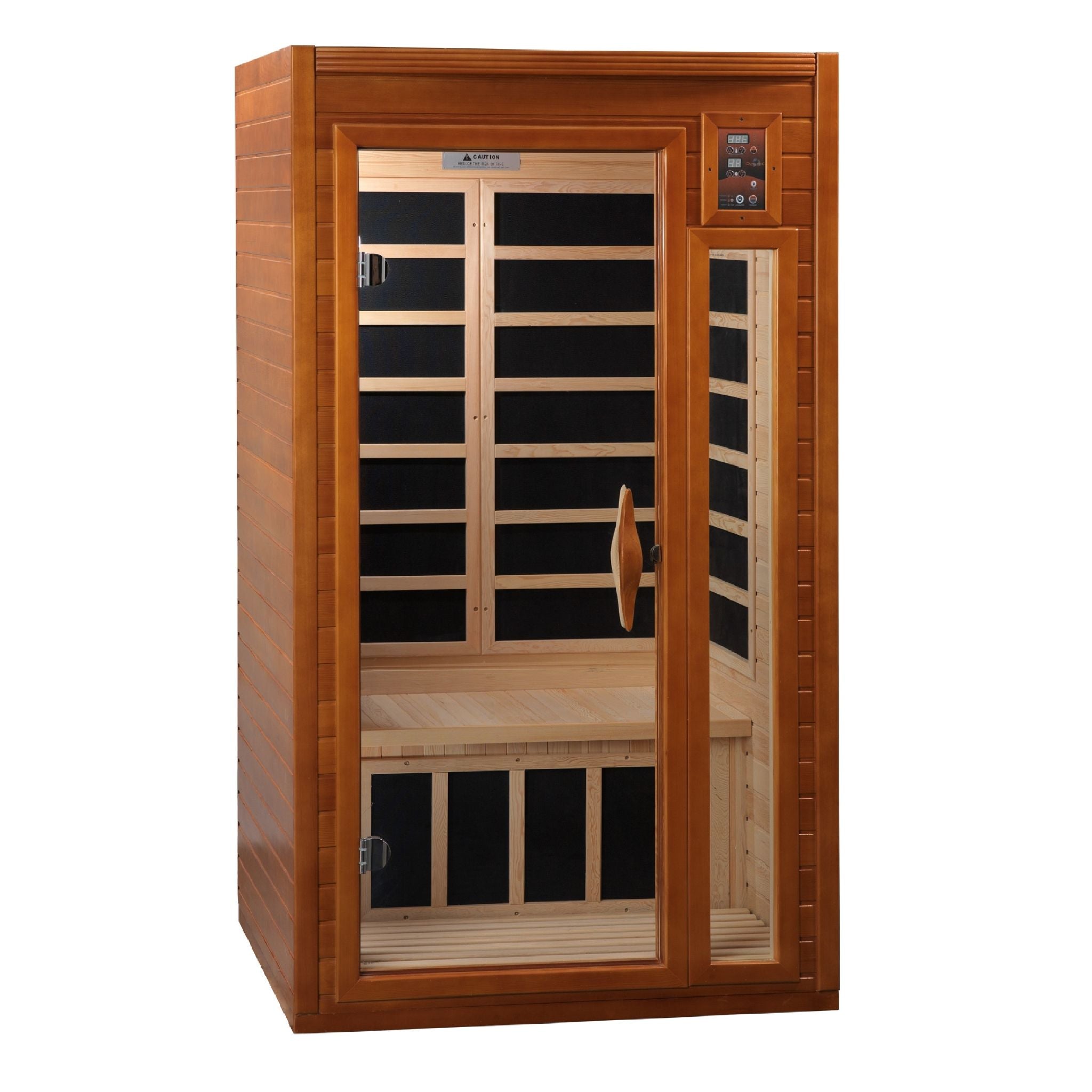 Dynamic Barcelona 1–2 Person Low EMF FAR Infrared Sauna – Canadian Hemlock