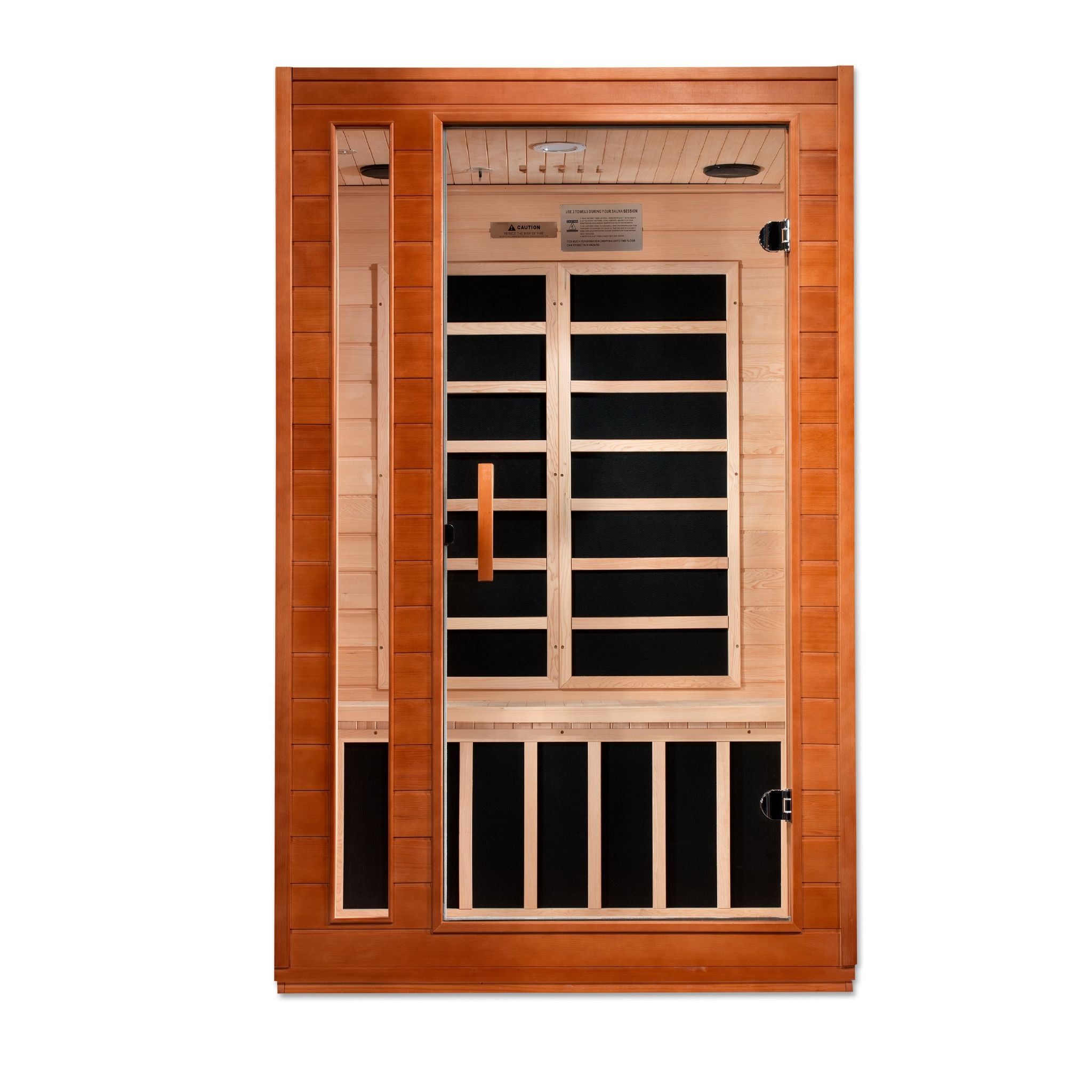 Dynamic Cordoba 2 Person Low EMF FAR Infrared Sauna – Canadian Hemlock