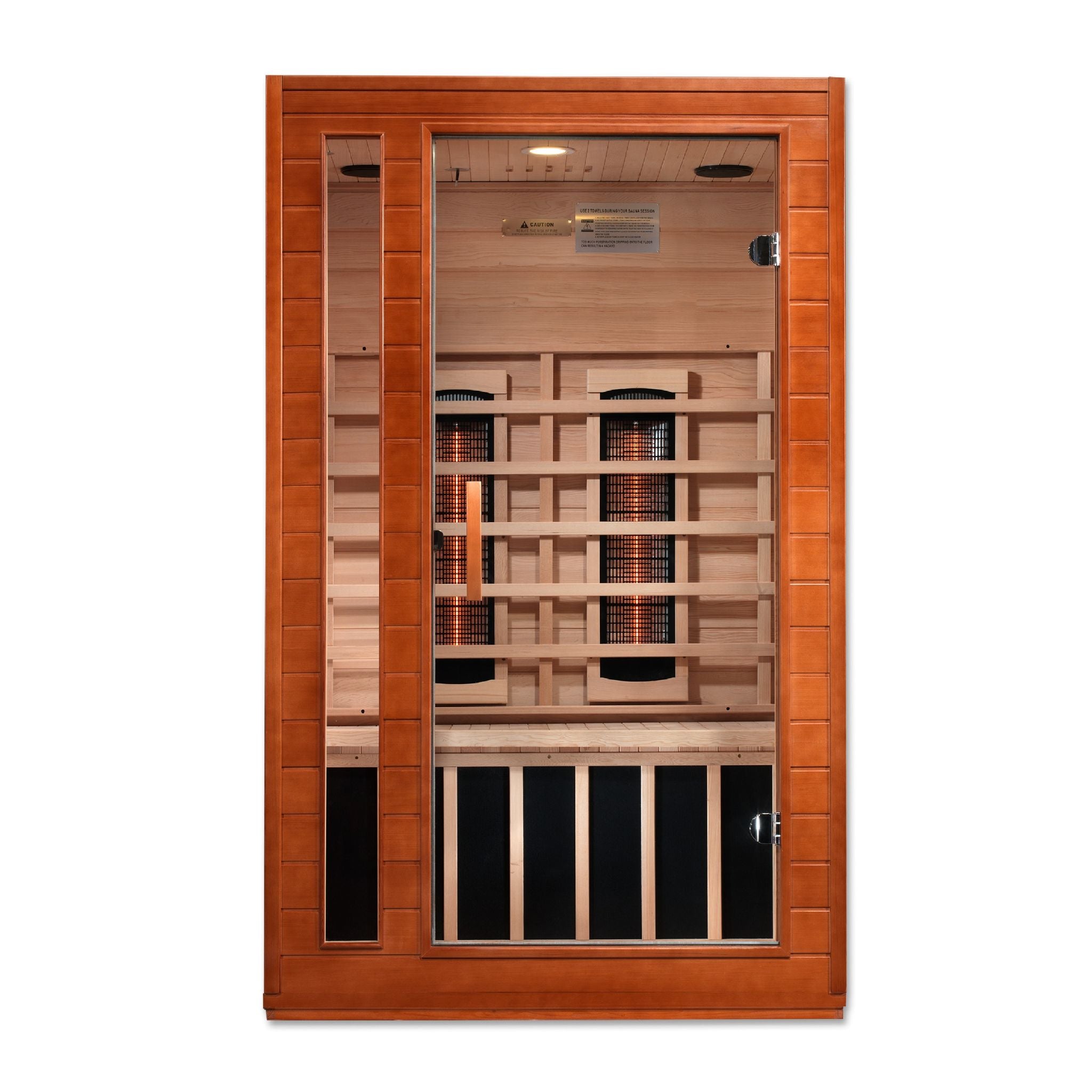 Dynamic Cardoba 2 Person Full Spectrum Near Zero EMF FAR Infrared Sauna – Canadian Hemlock
