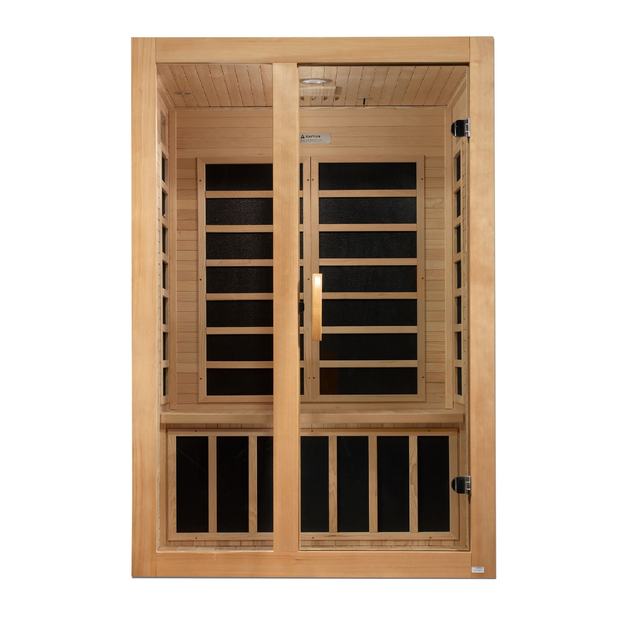 Dynamic Santiago 2 Person Low EMF FAR Infrared Sauna – Canadian Hemlock