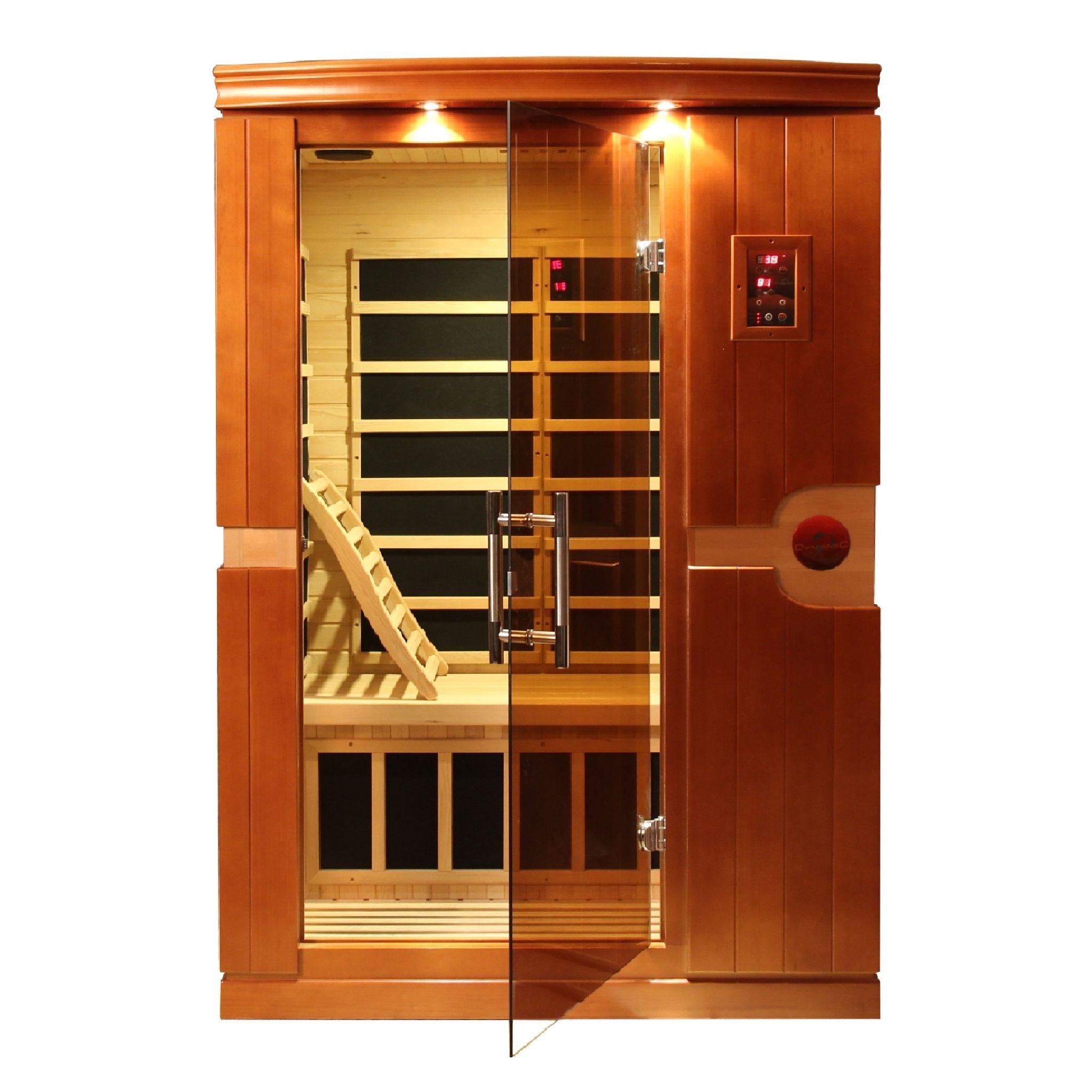 Dynamic Venice Elite 2 Person Ultra Low EMF FAR Infrared Sauna – Canadian Hemlock