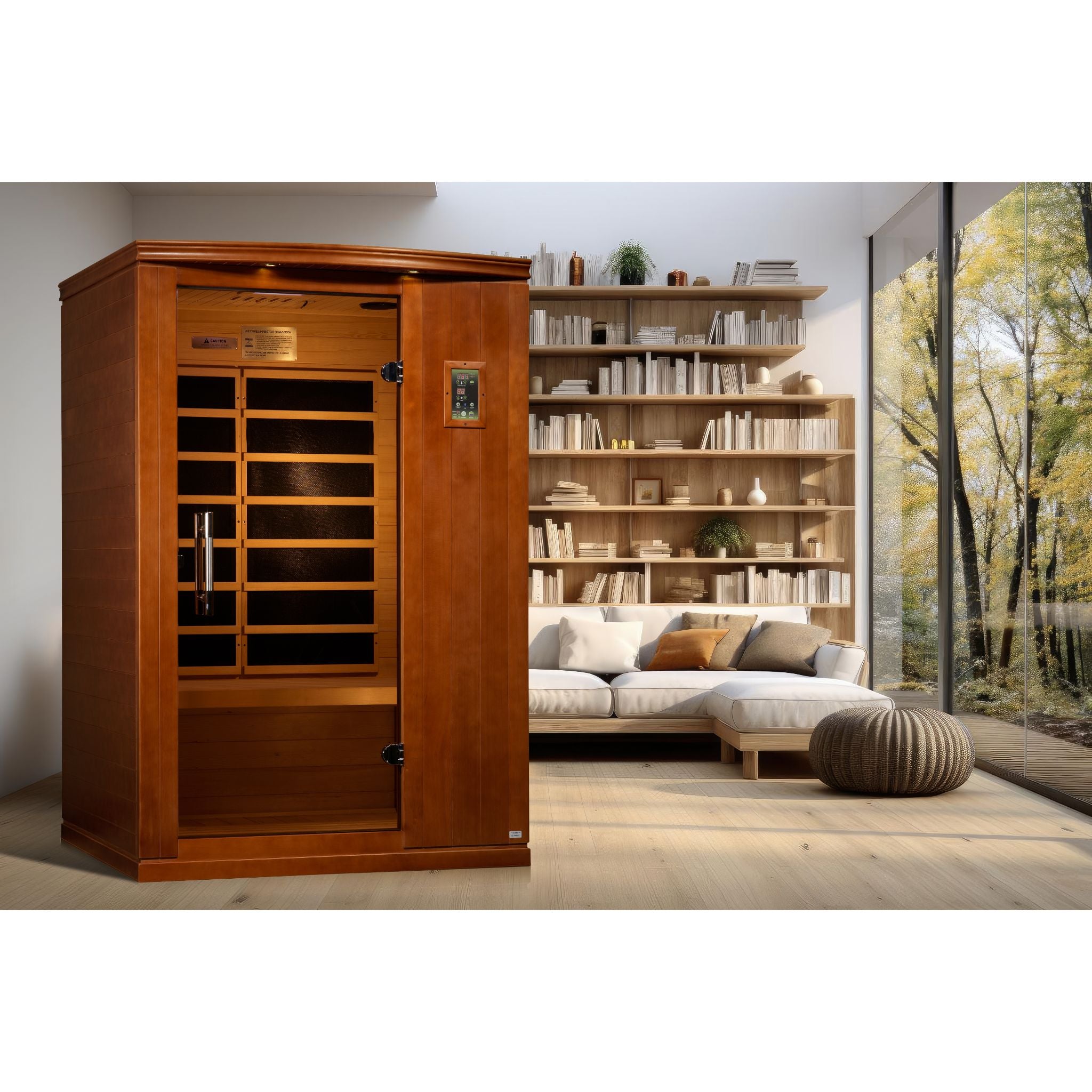Dynamic Venice Elite 2 Person Ultra Low EMF FAR Infrared Sauna – Canadian Hemlock