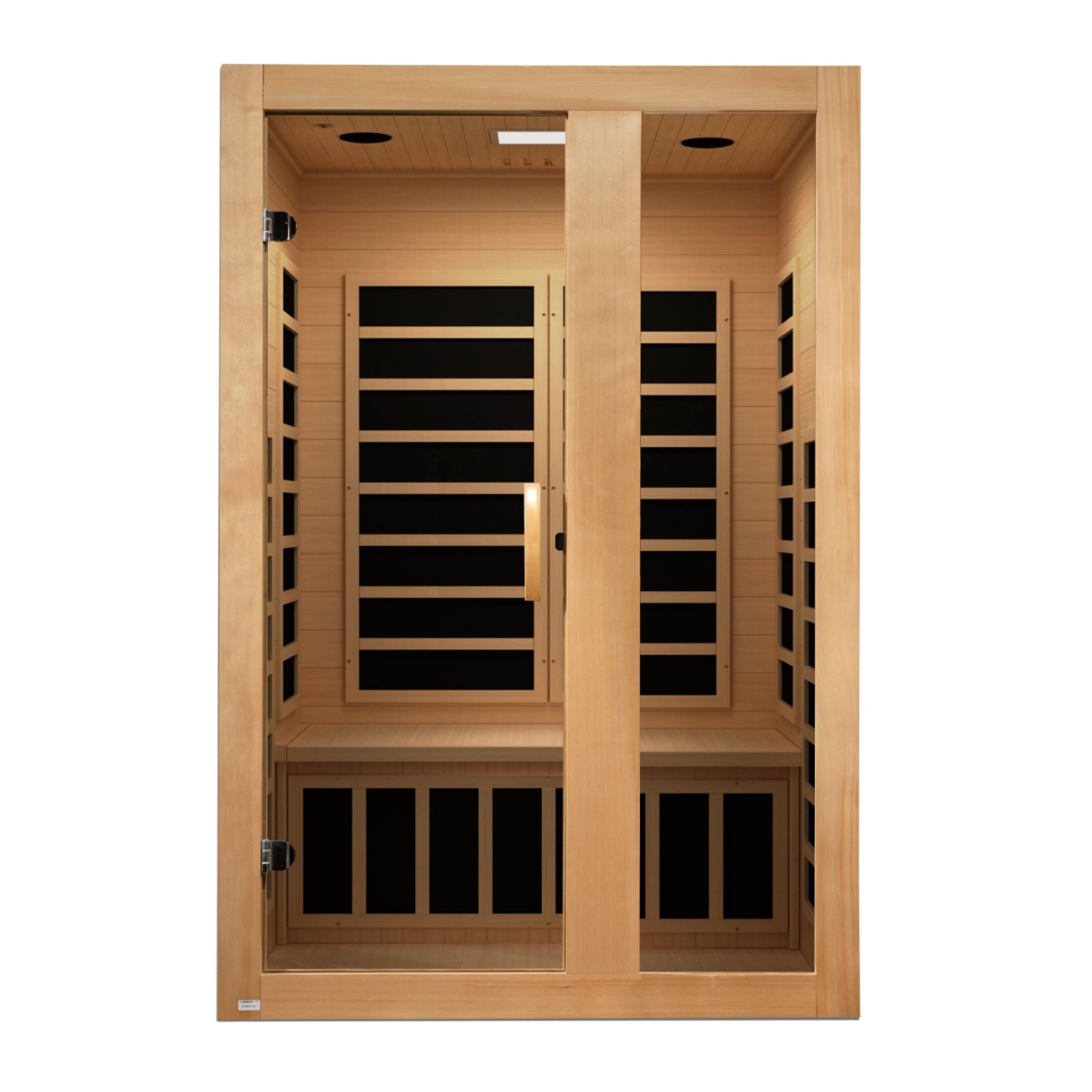 Dynamic Serena 2 Person Low EMF FAR Infrared Sauna – Canadian Hemlock