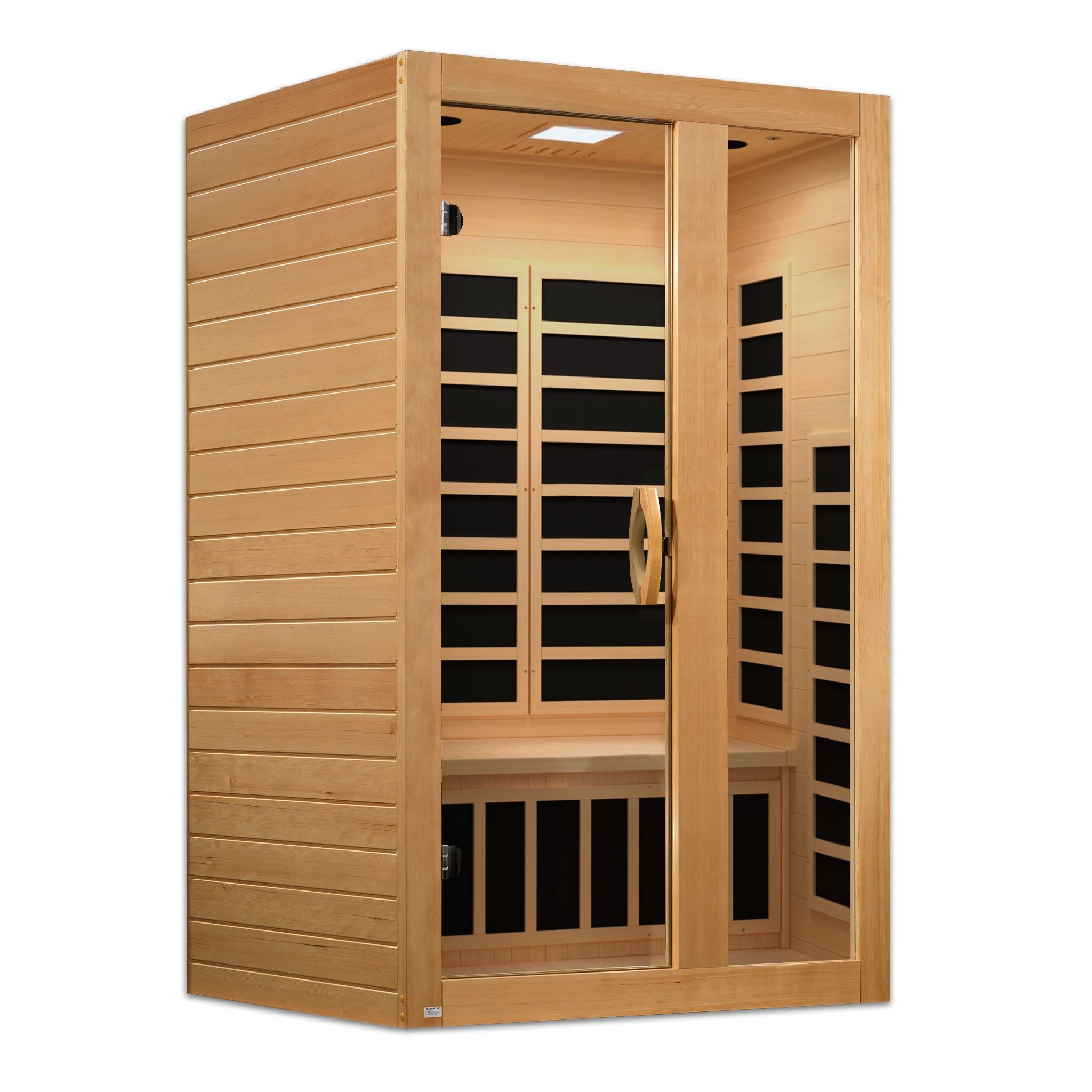 Dynamic Serena 2 Person Low EMF FAR Infrared Sauna – Canadian Hemlock