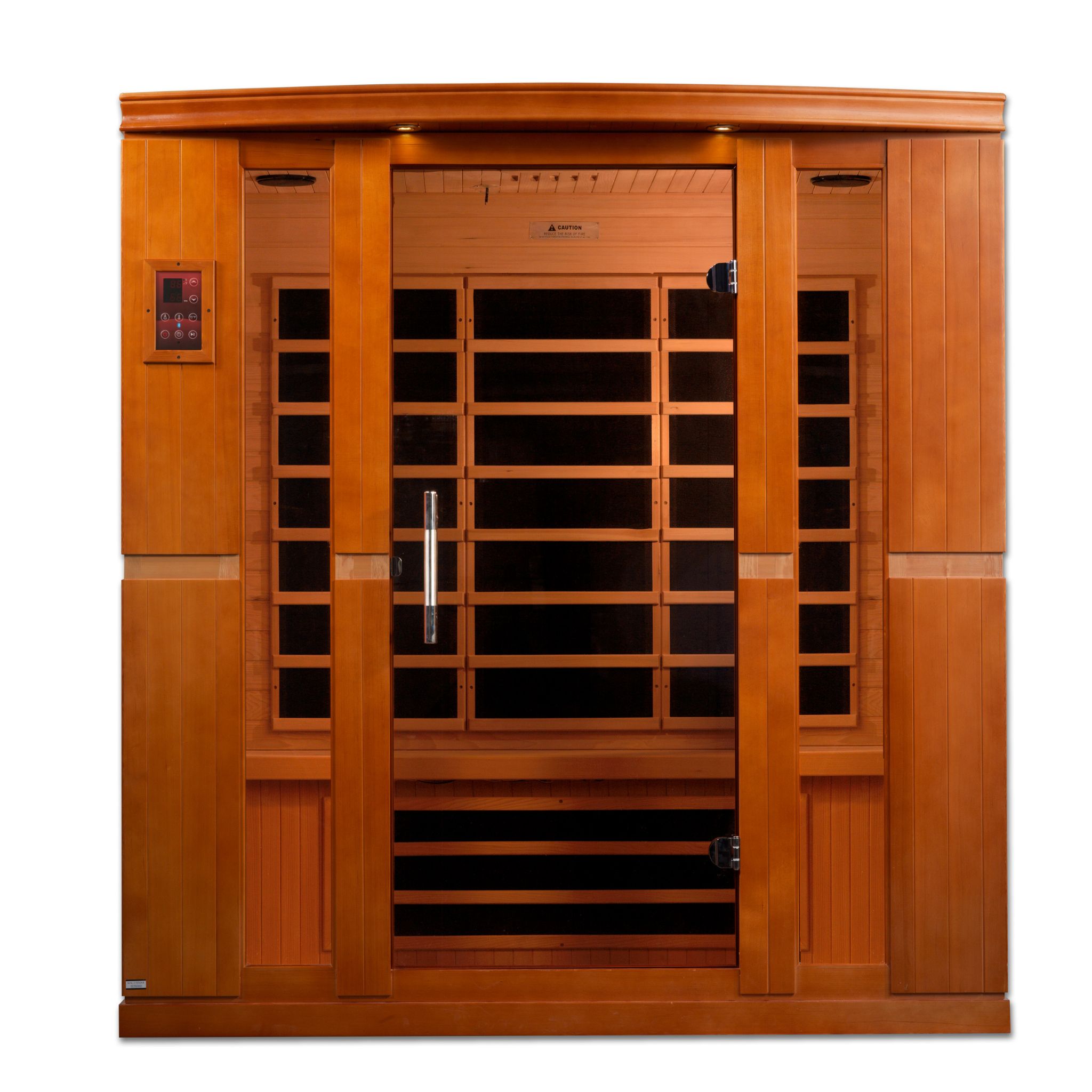 Dynamic Bergamo Elite 4 Person Ultra Low EMF FAR Infrared Sauna – Canadian Hemlock