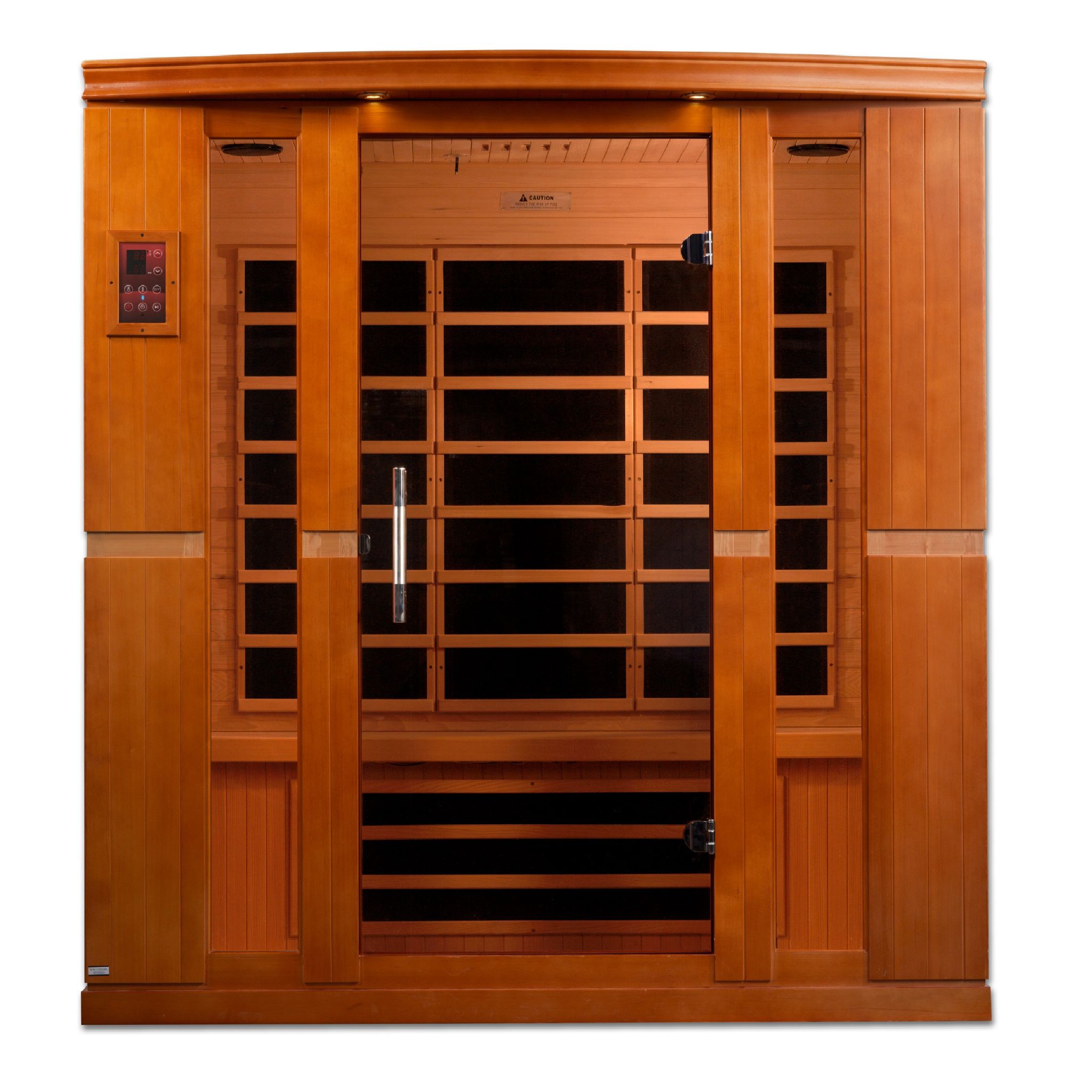 Dynamic Bergamo 4 Person Low EMF FAR Infrared Sauna – Canadian Hemlock