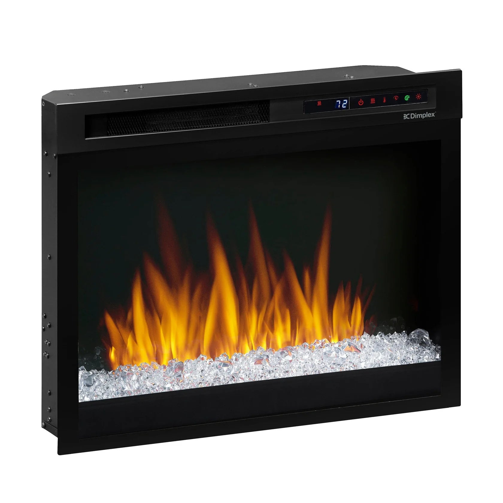 Dimplex - Nova 23" Plug-in Electric Firebox With Acrylic Crystals Ember Bed