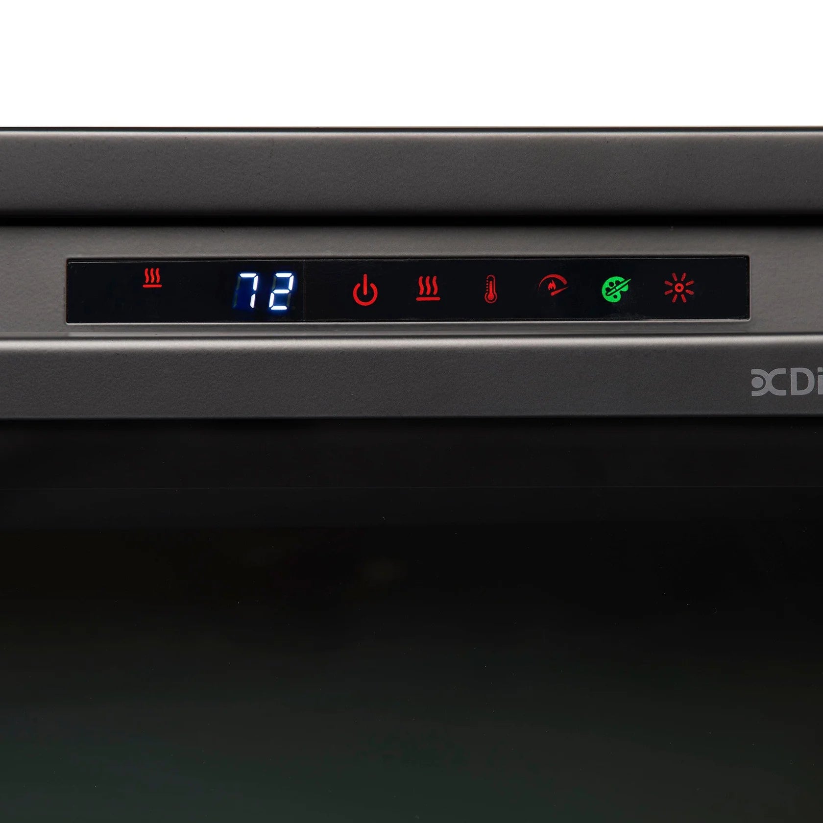 Dimplex - Nova 23" Plug-in Electric Firebox With Acrylic Crystals Ember Bed