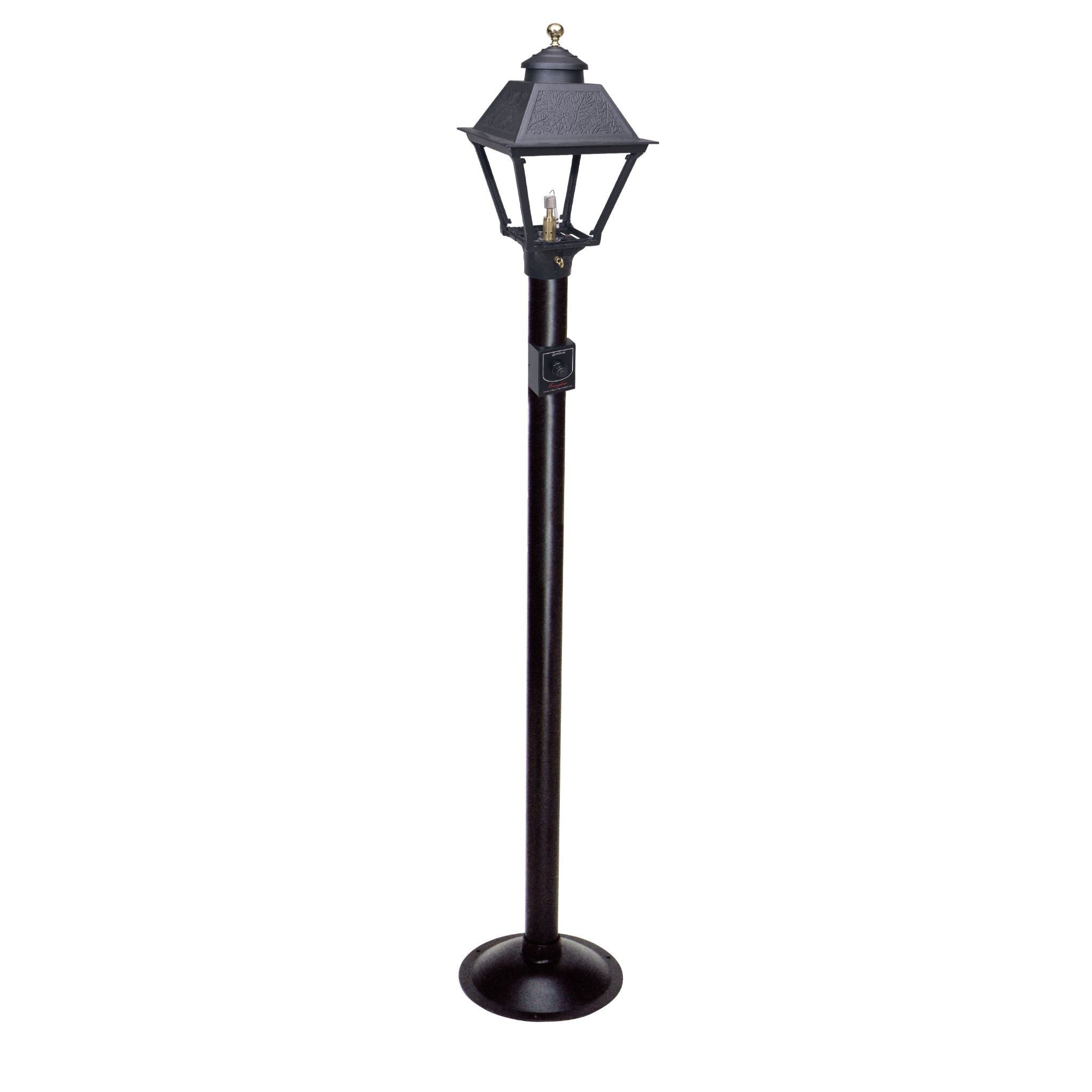 Everglow Gas Lamp Head Deck/Patio Installation Combo-Kit