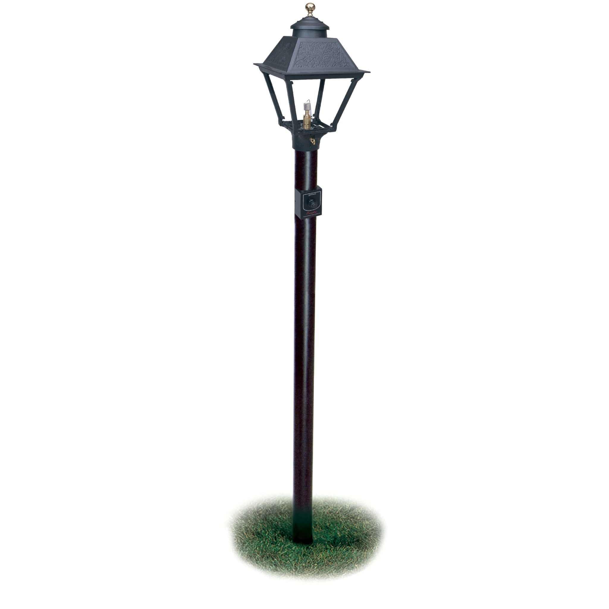 Everglow Gas Lamp Head In-Ground Installation Combo-Kit