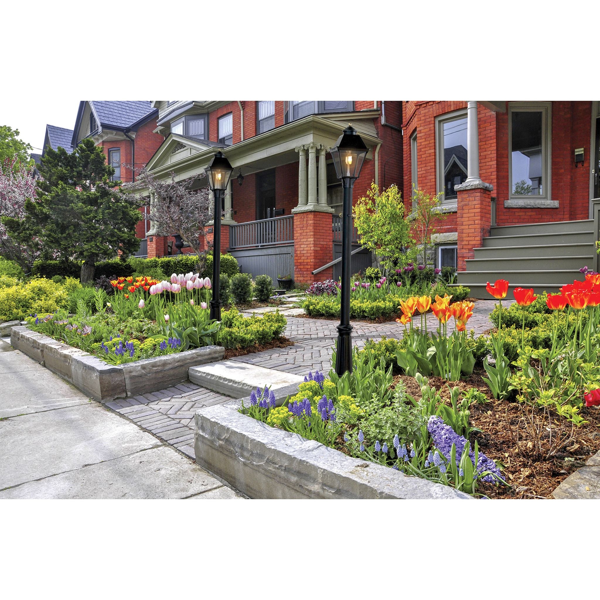 Everglow Cast Aluminium Post Mount Lamp Head