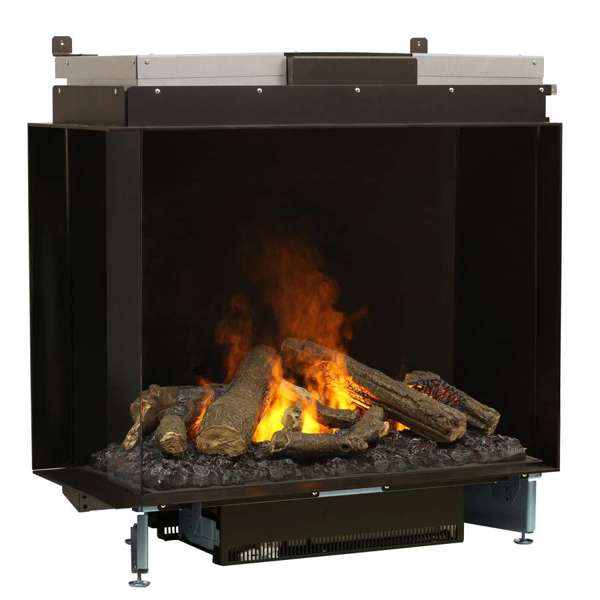 Dimplex - Faber Optimyst e-MatriX 37" Left-Facing Two-Sided Built-in Water Vapor Electric Fireplace