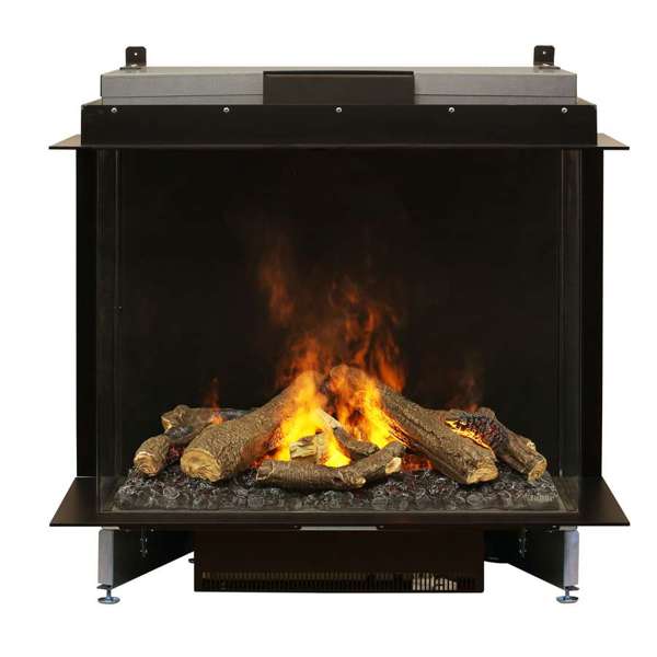Dimplex - Faber Optimyst e-MatriX 39" Bay Three-Sided Built-in Water Vapor Electric Fireplace