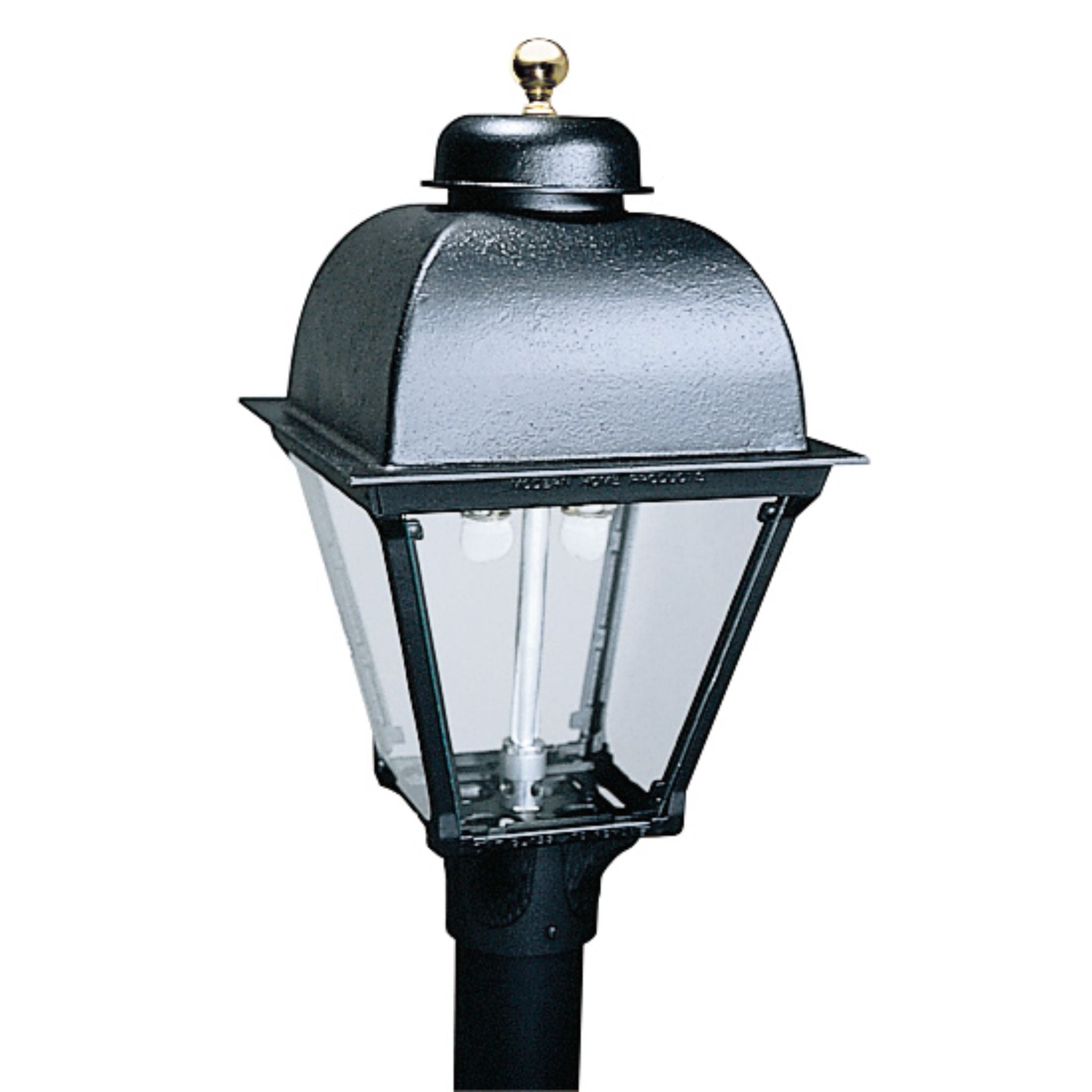 Everglow Cast Aluminium Post Mount Lamp Head