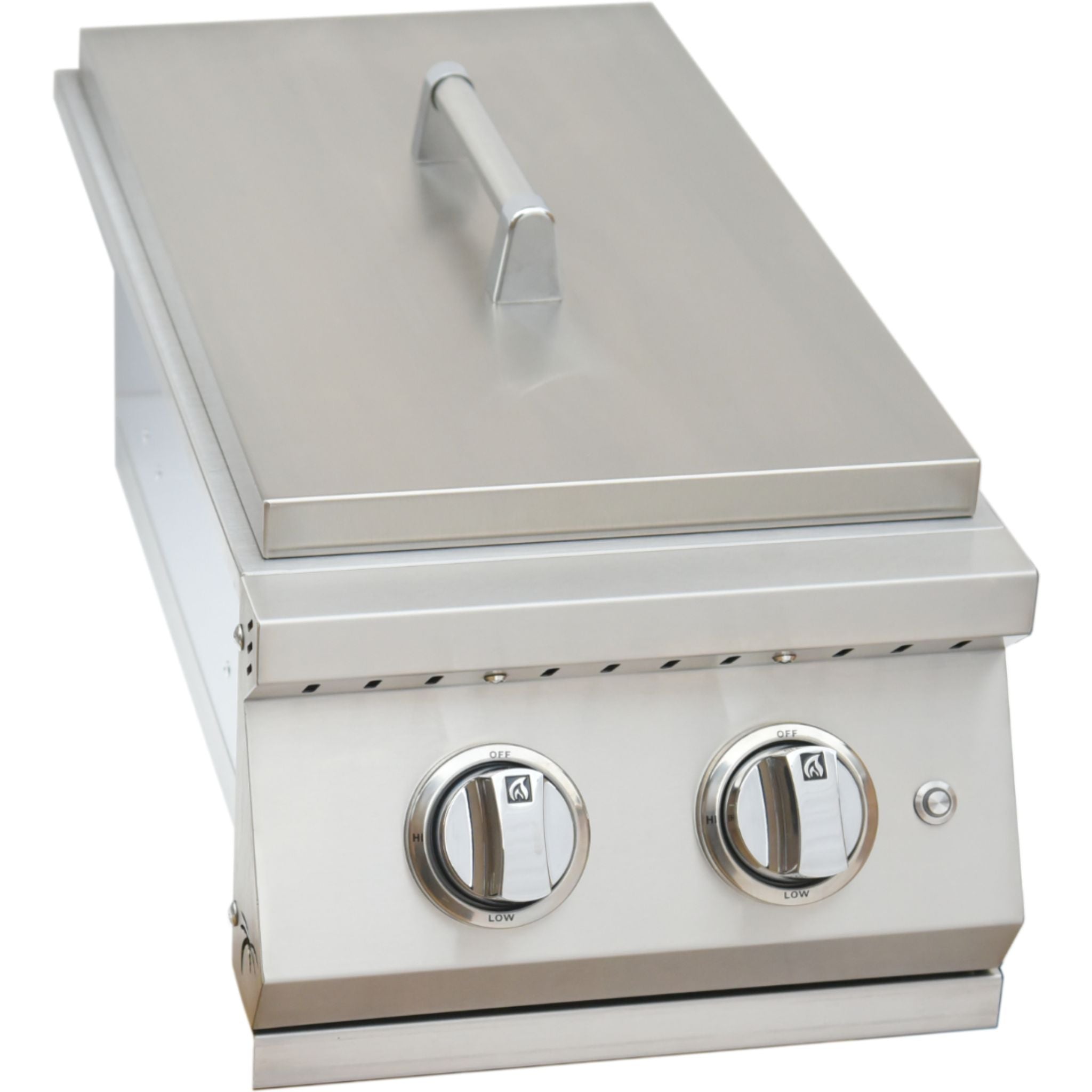 KoKoMo Professional Double Side Burner with LED Lights & Cover