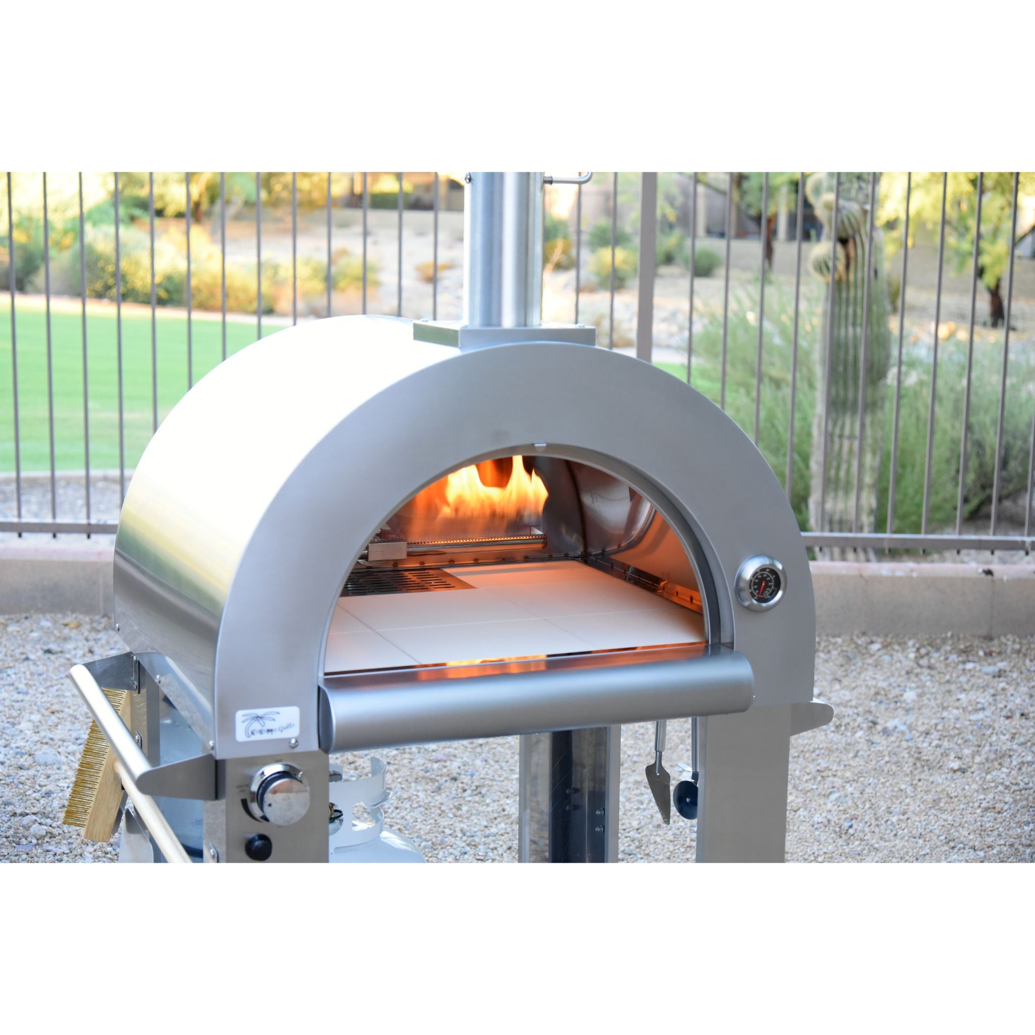 KoKoMo Dual Burning Pizza Oven & Stand