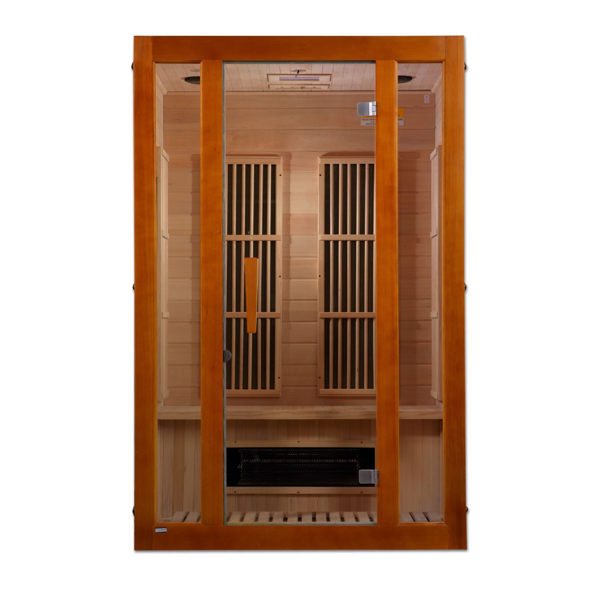 Maxxus 2 Person Low EMF FAR Infrared Sauna – Canadian Hemlock