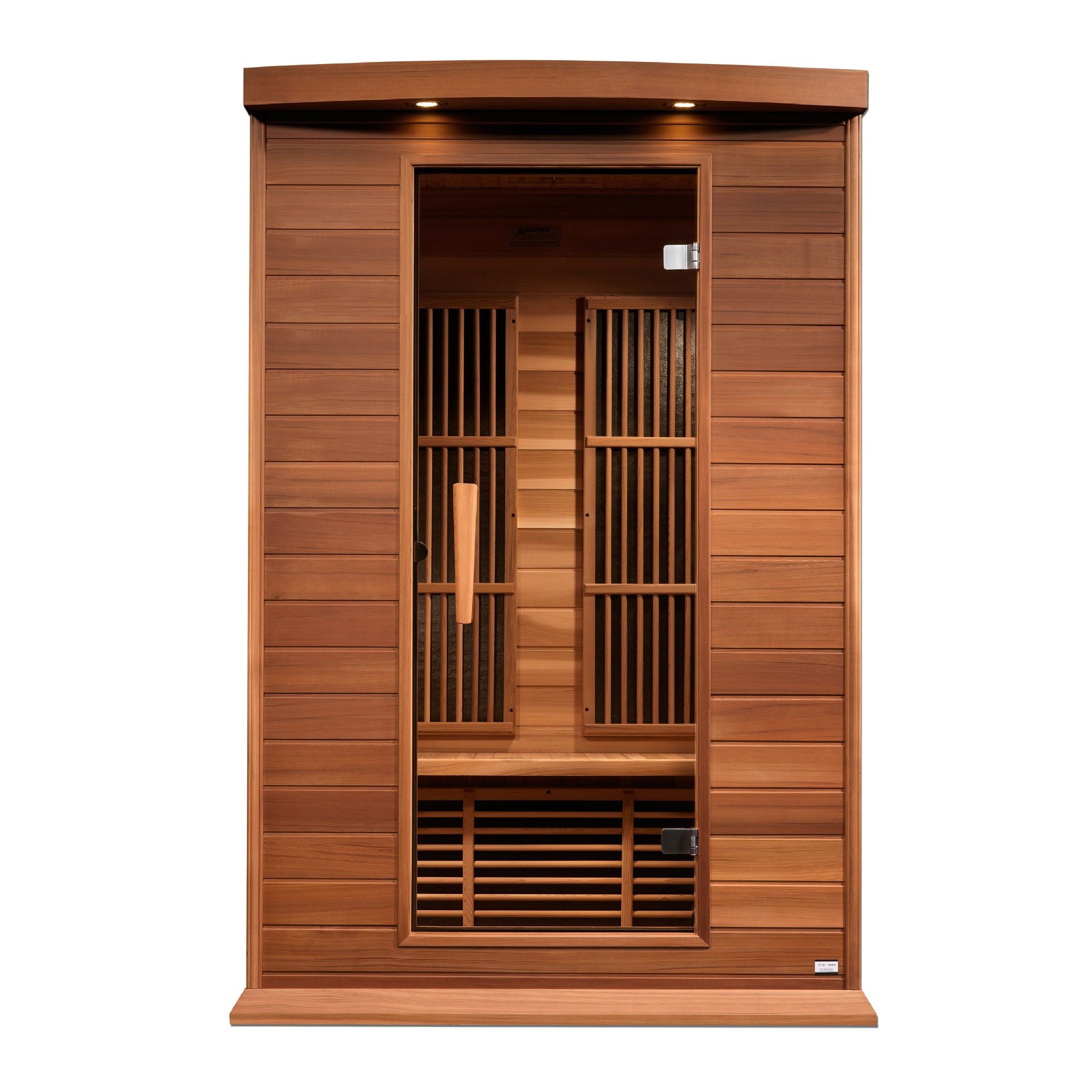 Maxxus 2 Person Near Zero EMF FAR Infrared Sauna – Canadian Red Cedar