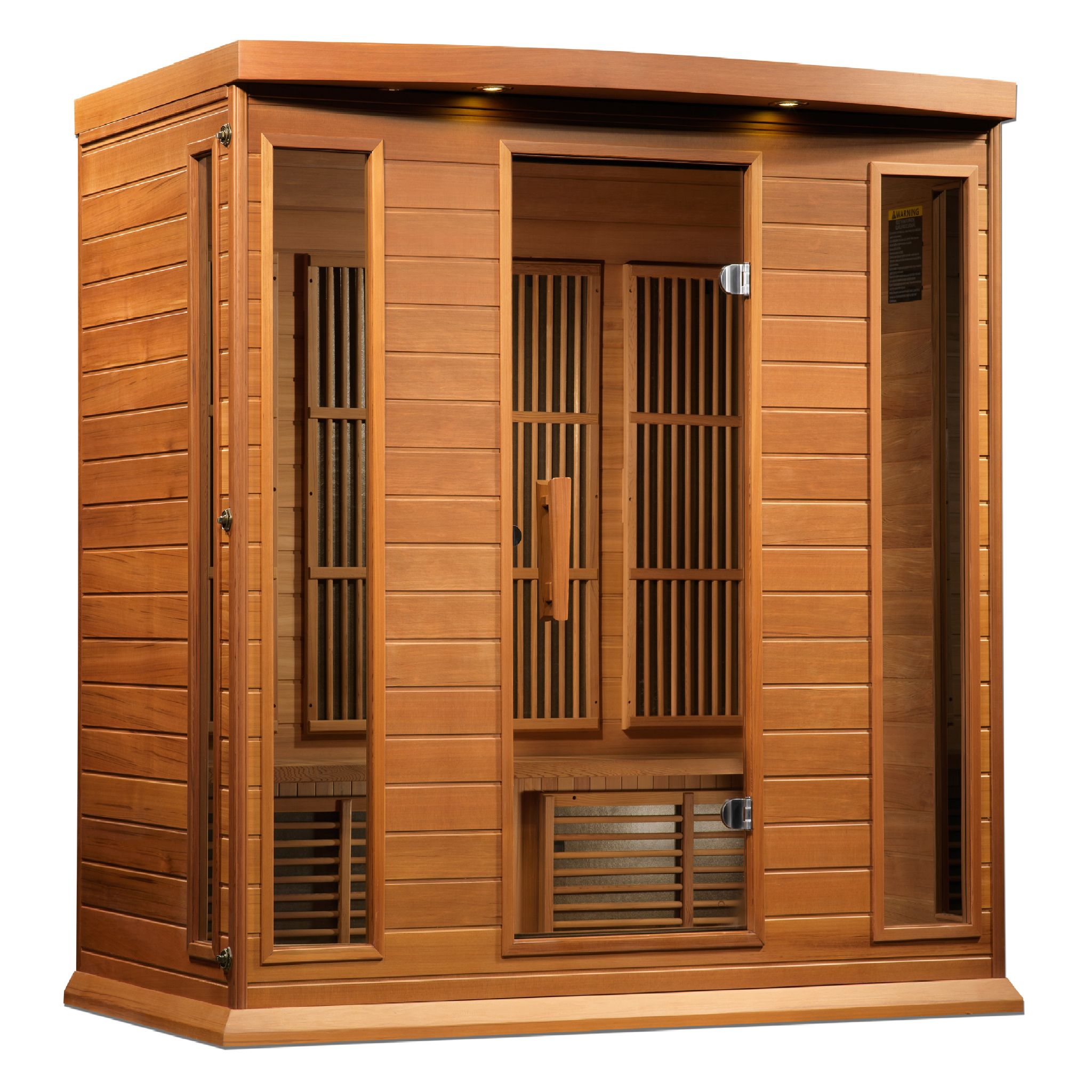 Maxxus 4-Person Near Zero EMF FAR Infrared Sauna (Canadian Red Cedar)