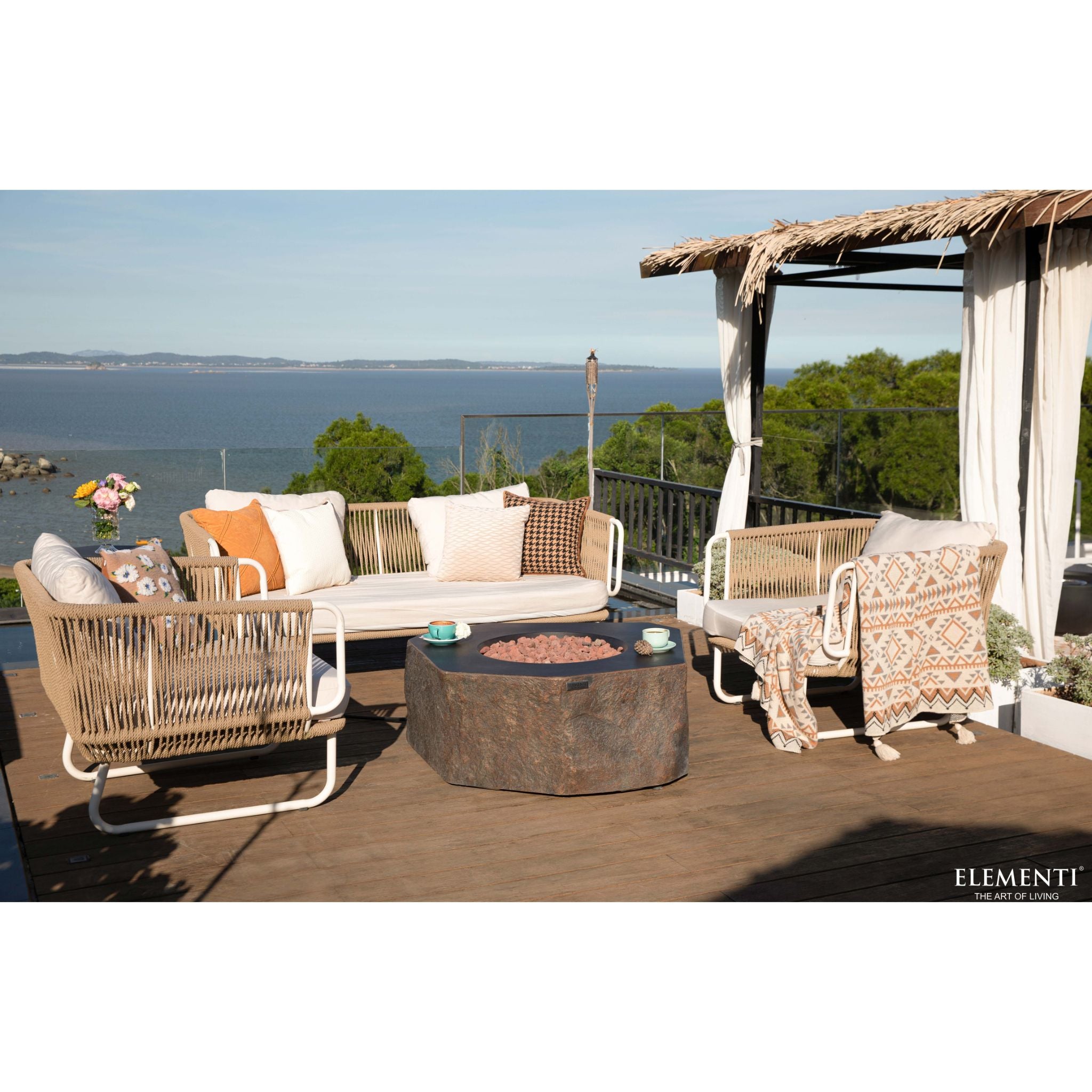 Columbia 42” Concrete Fire Table