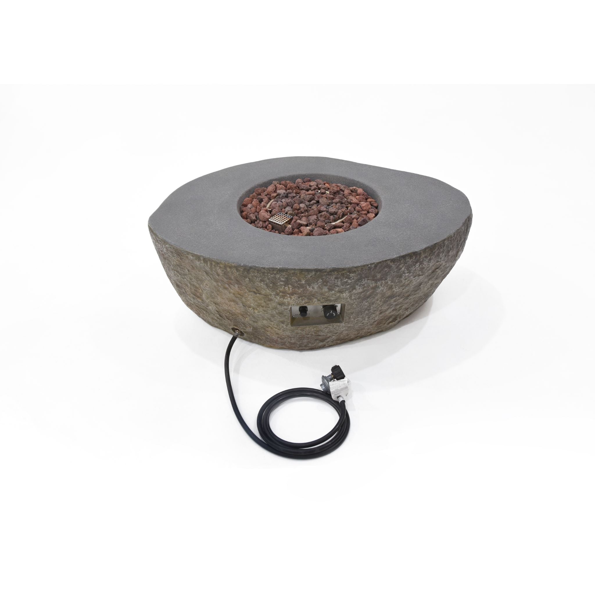 Boulder 43” Concrete Fire Table