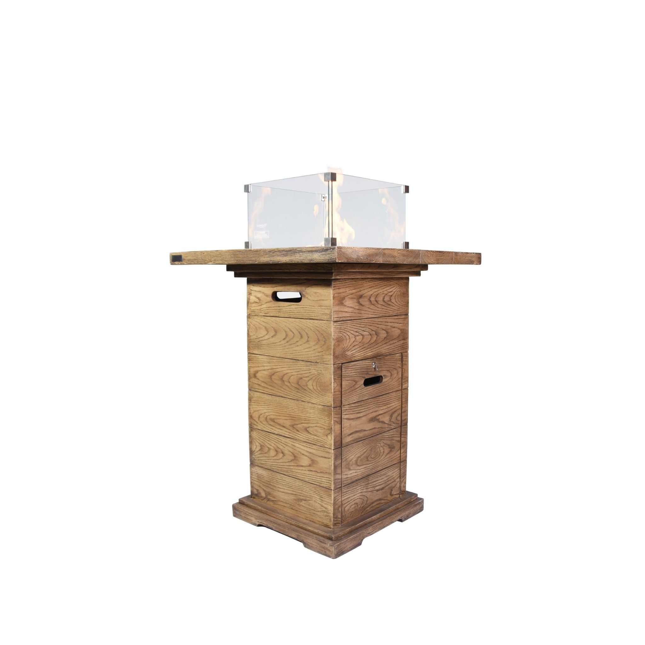 Rova 34” Bar Height Concrete Fire Table