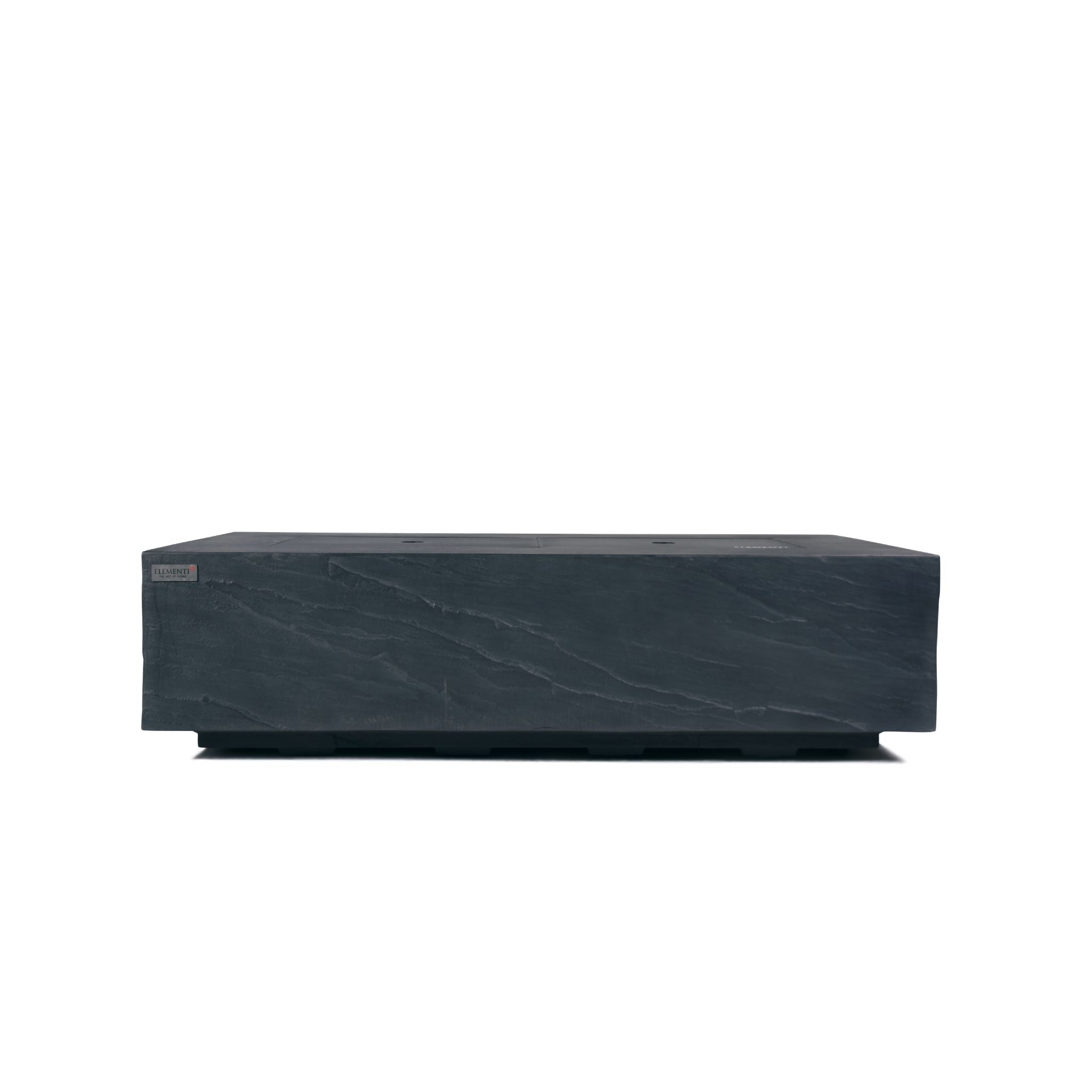Cape Town 56” Sandstone Fire Table - Slate Black
