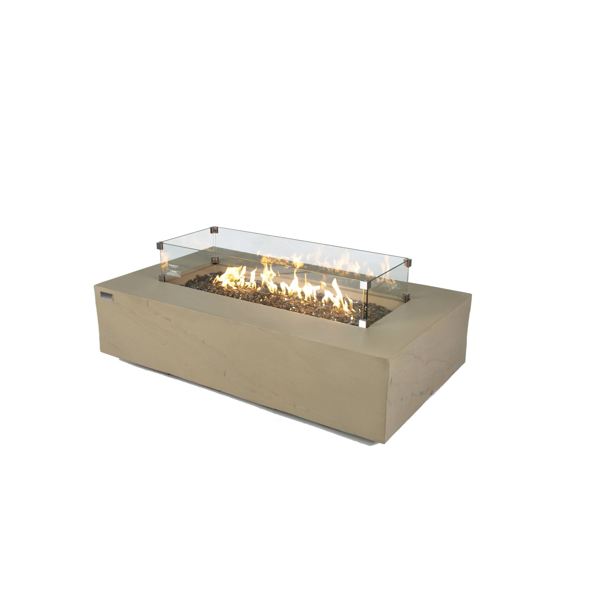 Colorado 56” Sandstone Fire Table - Sunlight Yellow