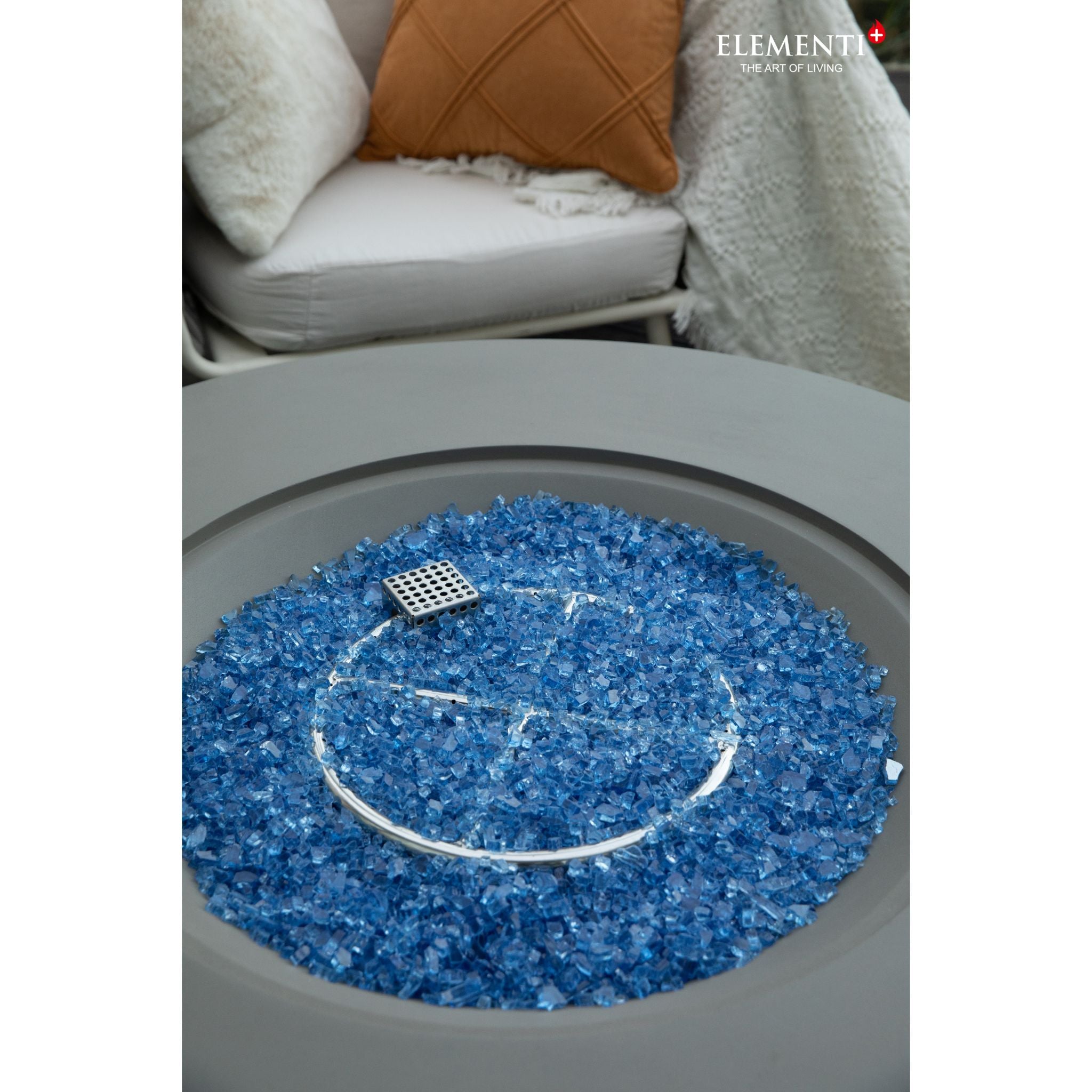 Colosseo 41” Fire Table - Light Gray