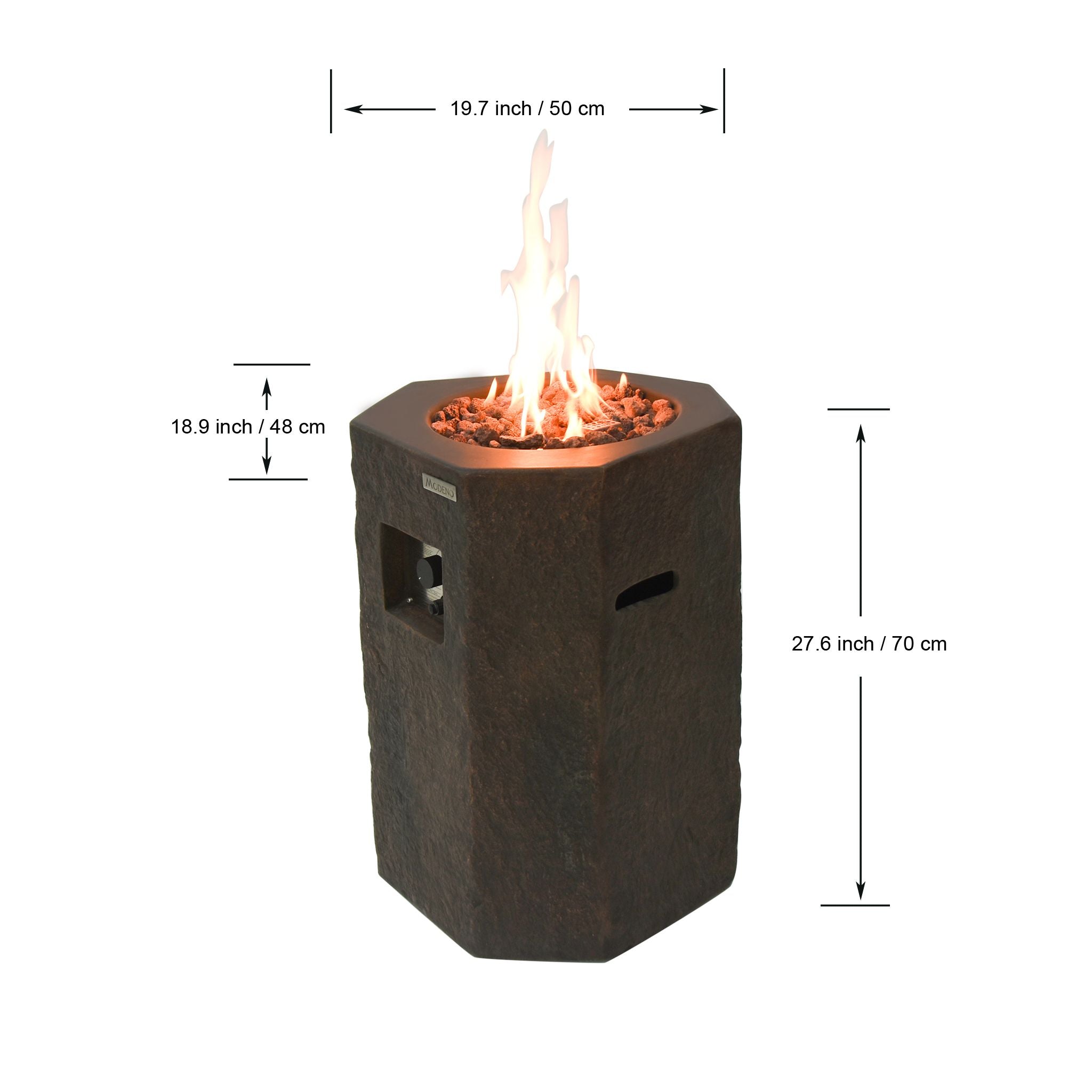 Basalt Column Fire Pit