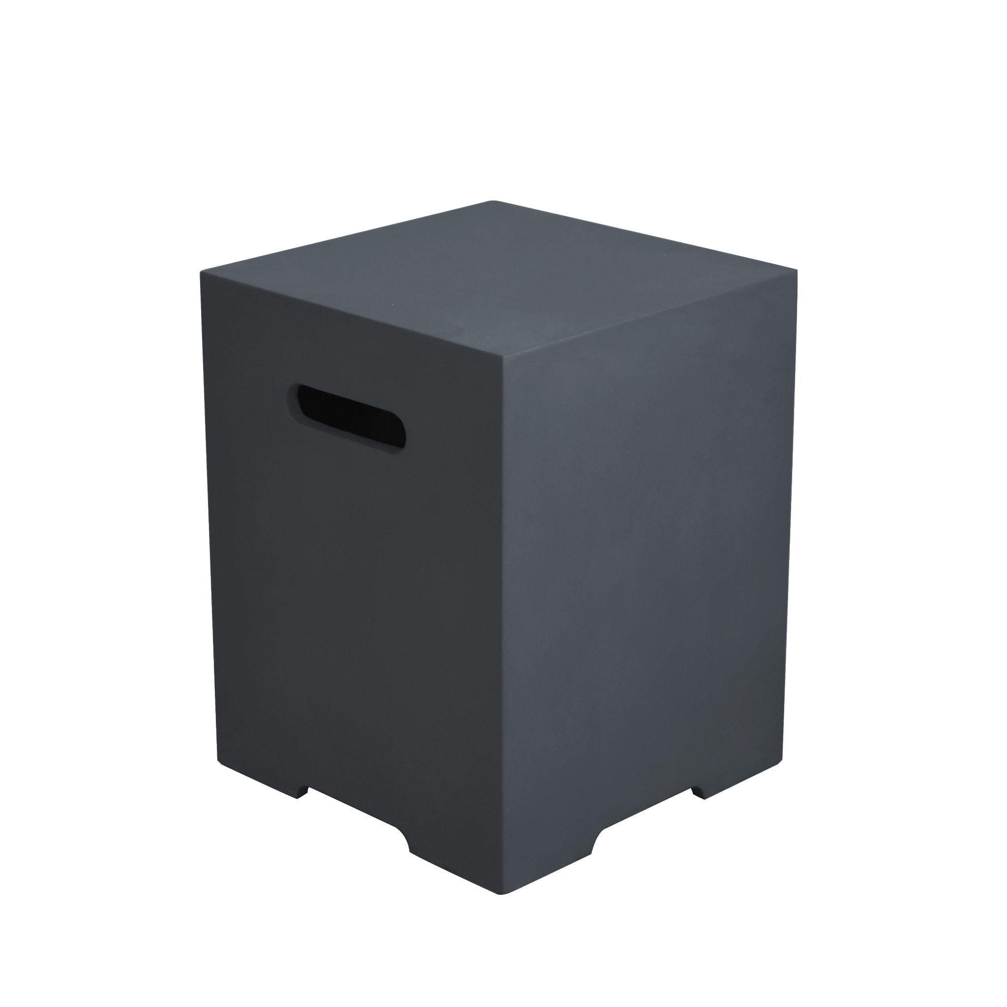 Square Tank Cover -20.0''H - Dark Gray