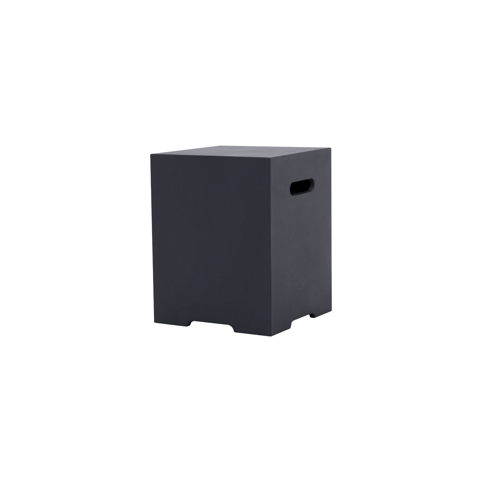 Square Tank Cover -20.0''H - Dark Gray