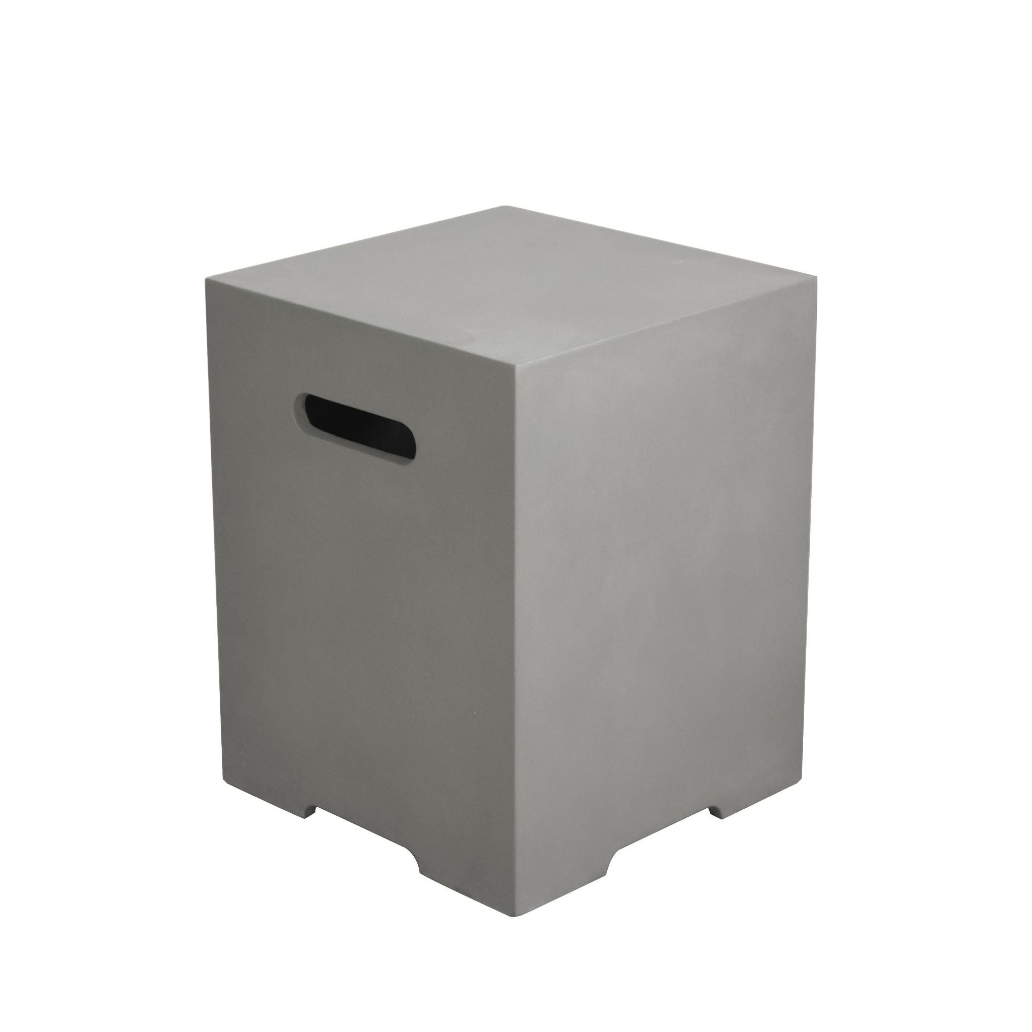 Square Tank Cover -20.0''H - Light Gray