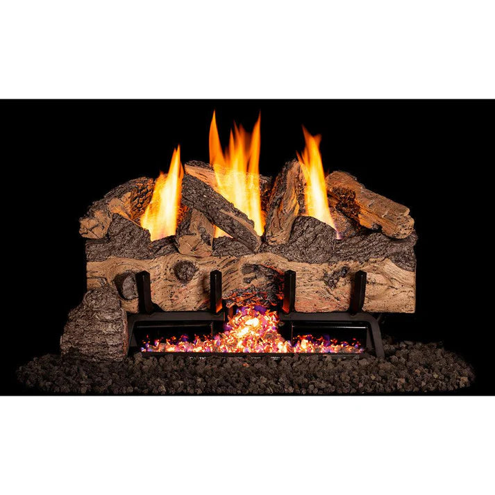 Real Fyre G10 Series Vent-Free Charred Gnarled Split Gas Logs