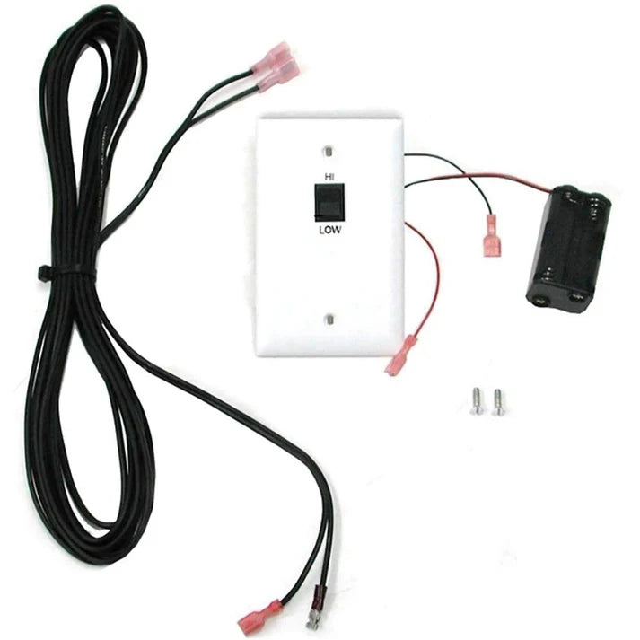 Real Fyre - HI/LO Wall Switch With Cover and Wiring